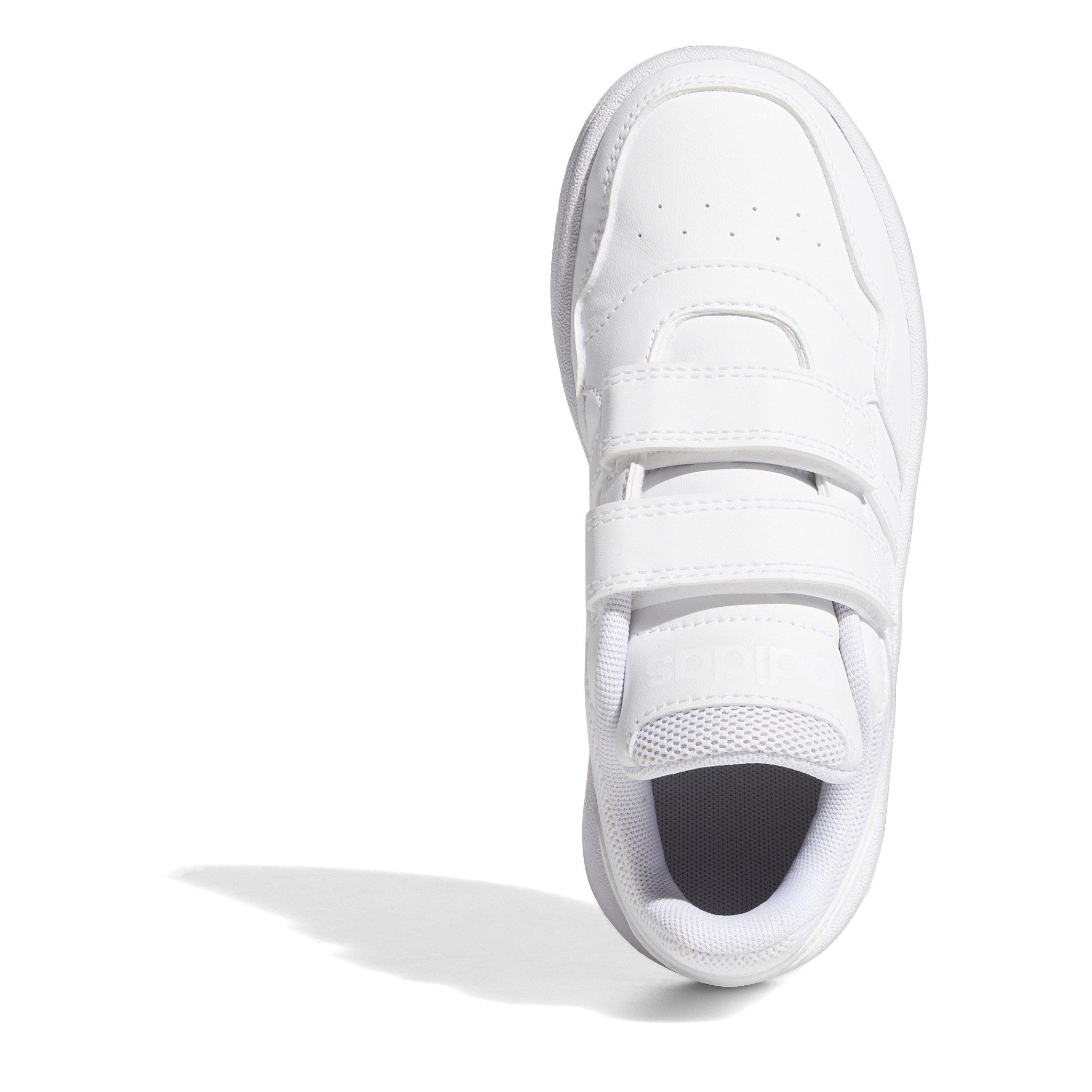 Drievoudig Wit - adidas - Hoops Lifestyle Basketball Hook-and-Loop Shoes - 5