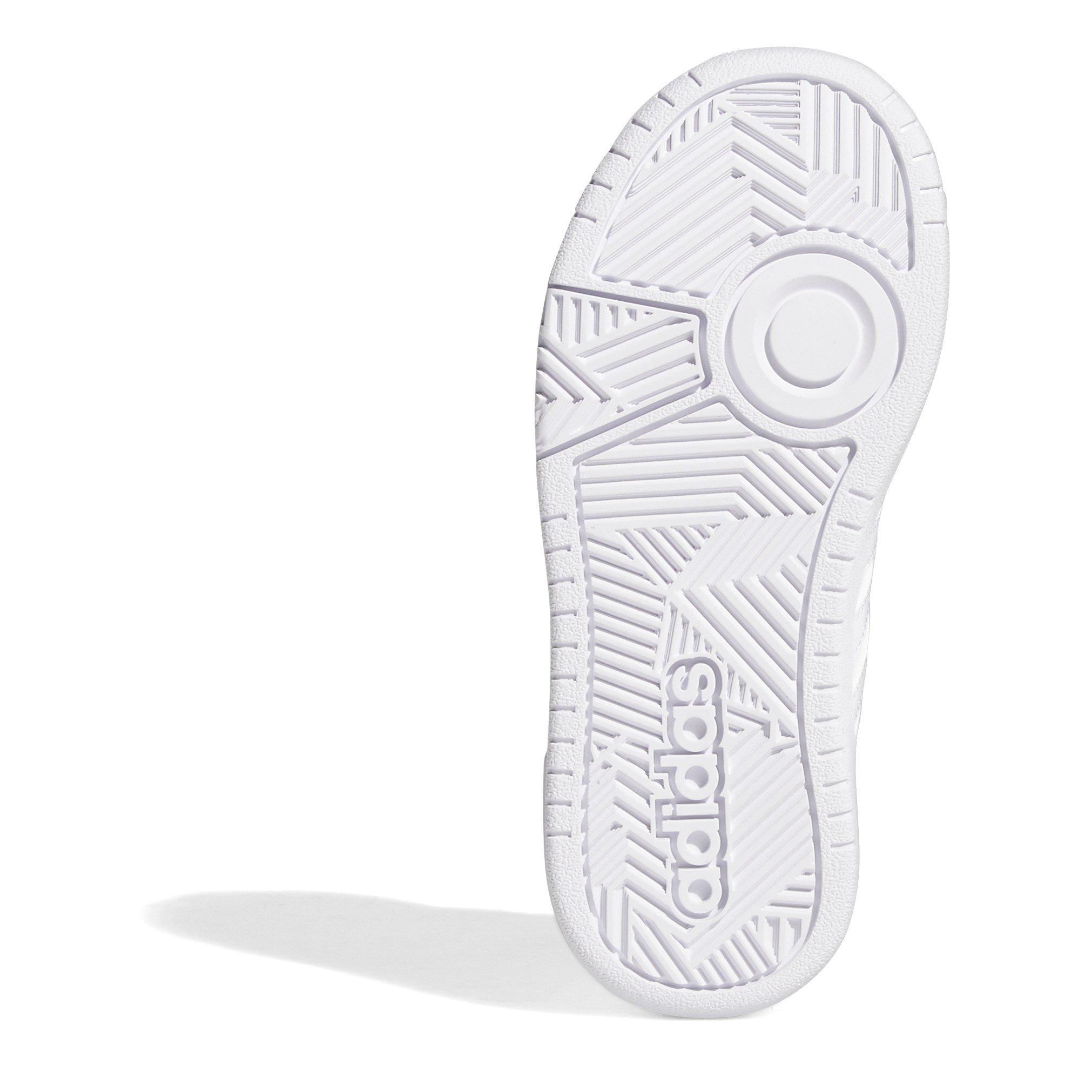 Drievoudig Wit - adidas - Hoops Lifestyle Basketball Hook-and-Loop Shoes - 6