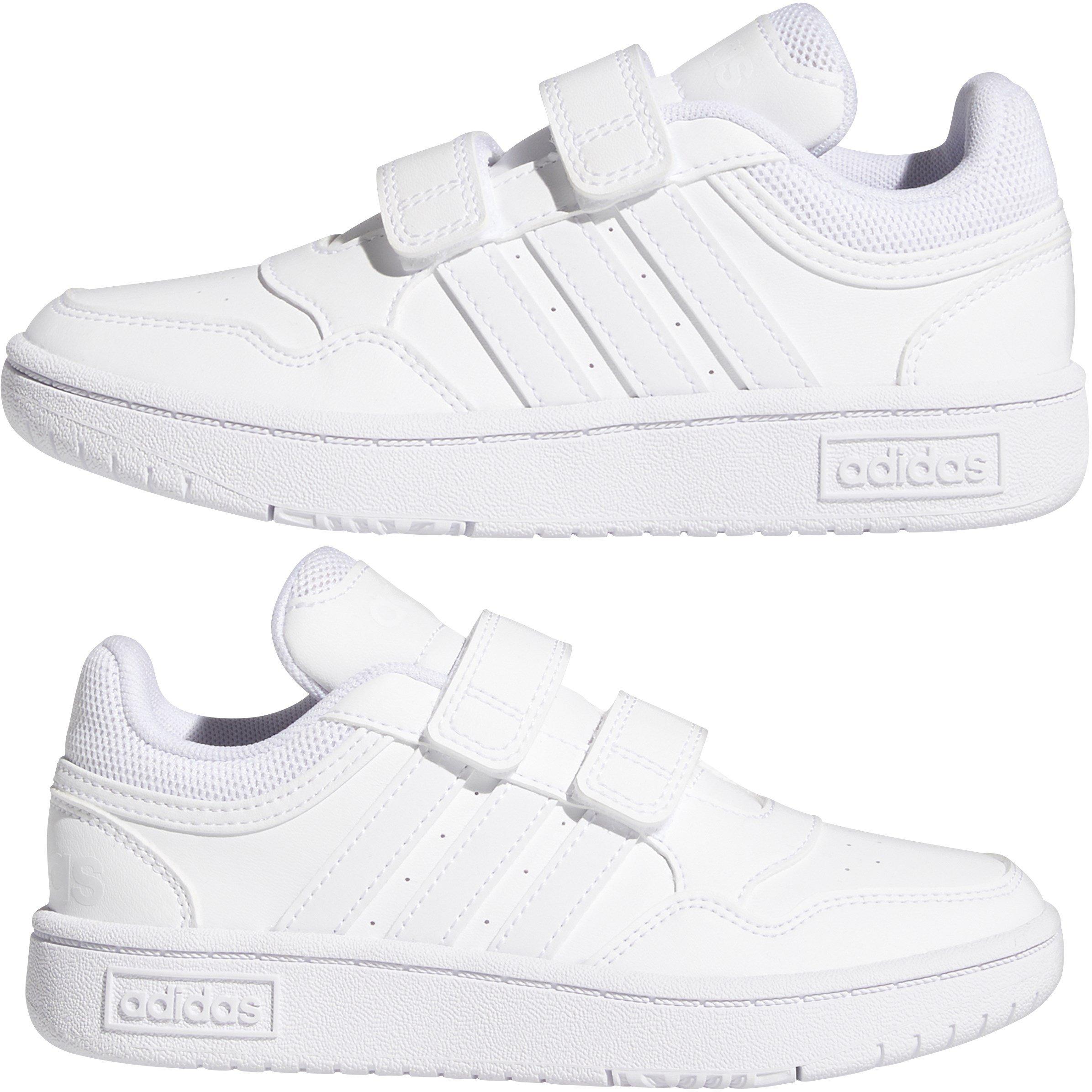 Drievoudig Wit - adidas - Hoops Lifestyle Basketball Hook-and-Loop Shoes - 9