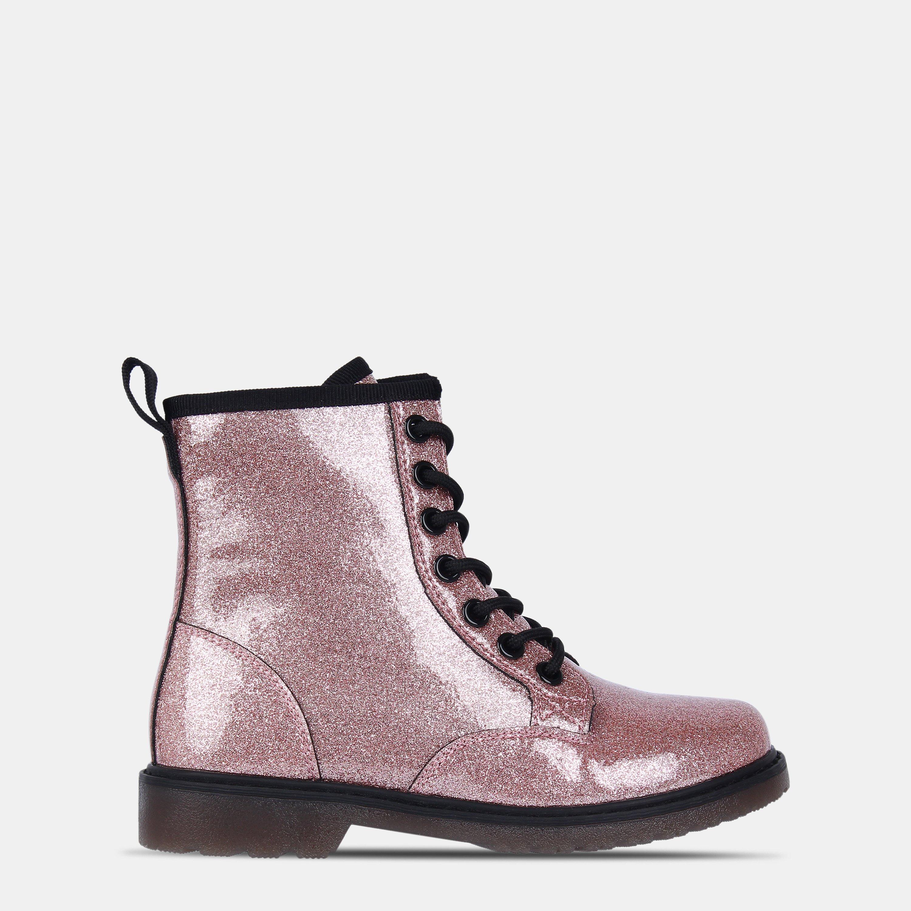Miso Girls Brandi Boots Childrens - Pink Glitter - C12 (30.5)