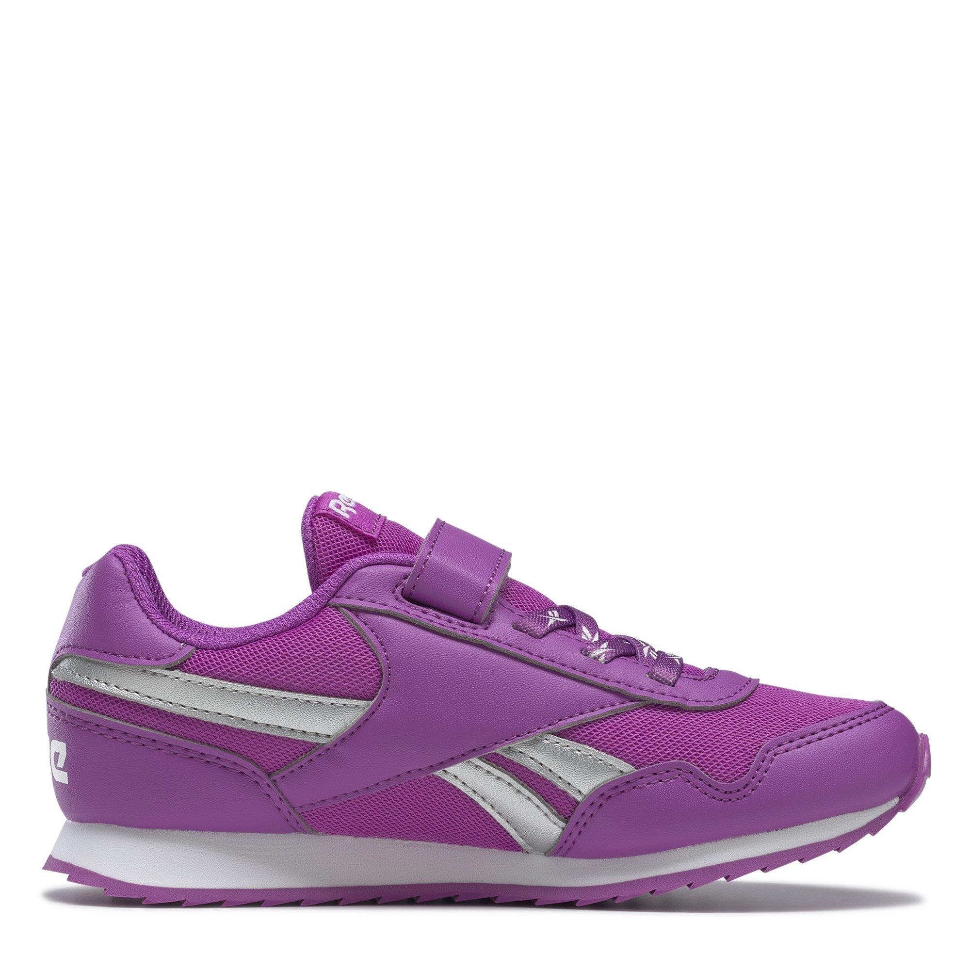 Violet/Argent - Reebok - CL Jogger RS Child Girls Trainers - 2