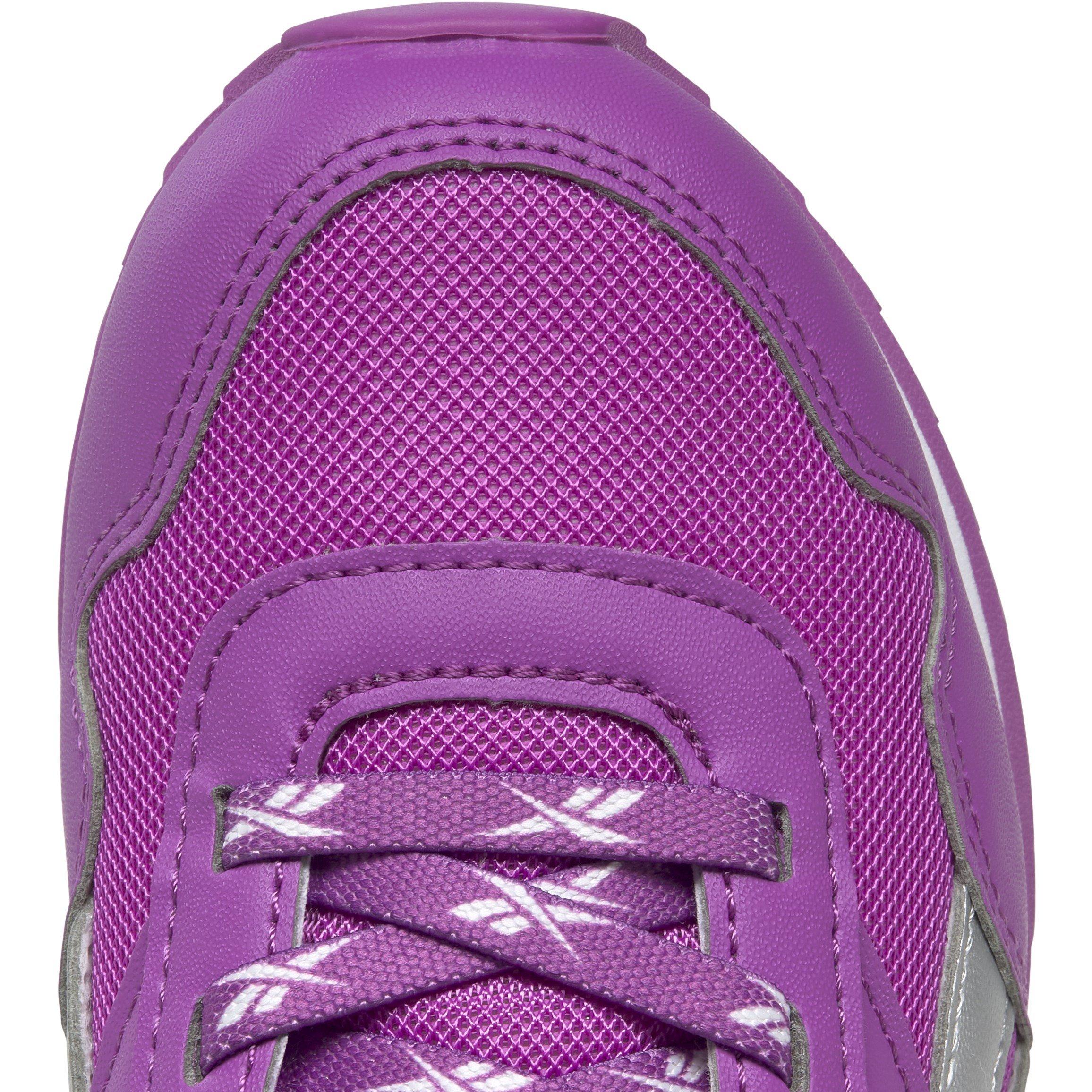 Violet/Argent - Reebok - CL Jogger RS Child Girls Trainers - 7