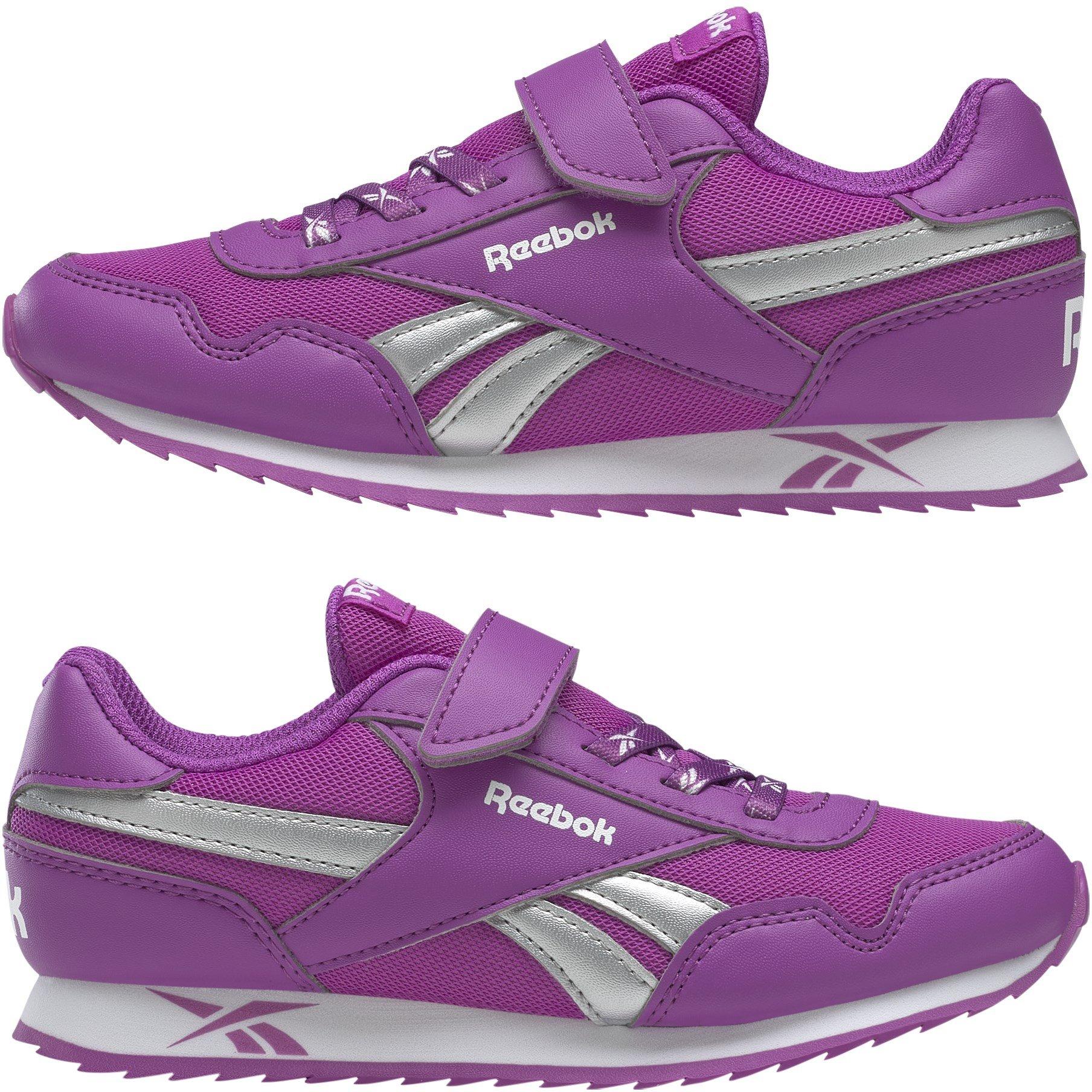 Violet/Argent - Reebok - CL Jogger RS Child Girls Trainers - 9