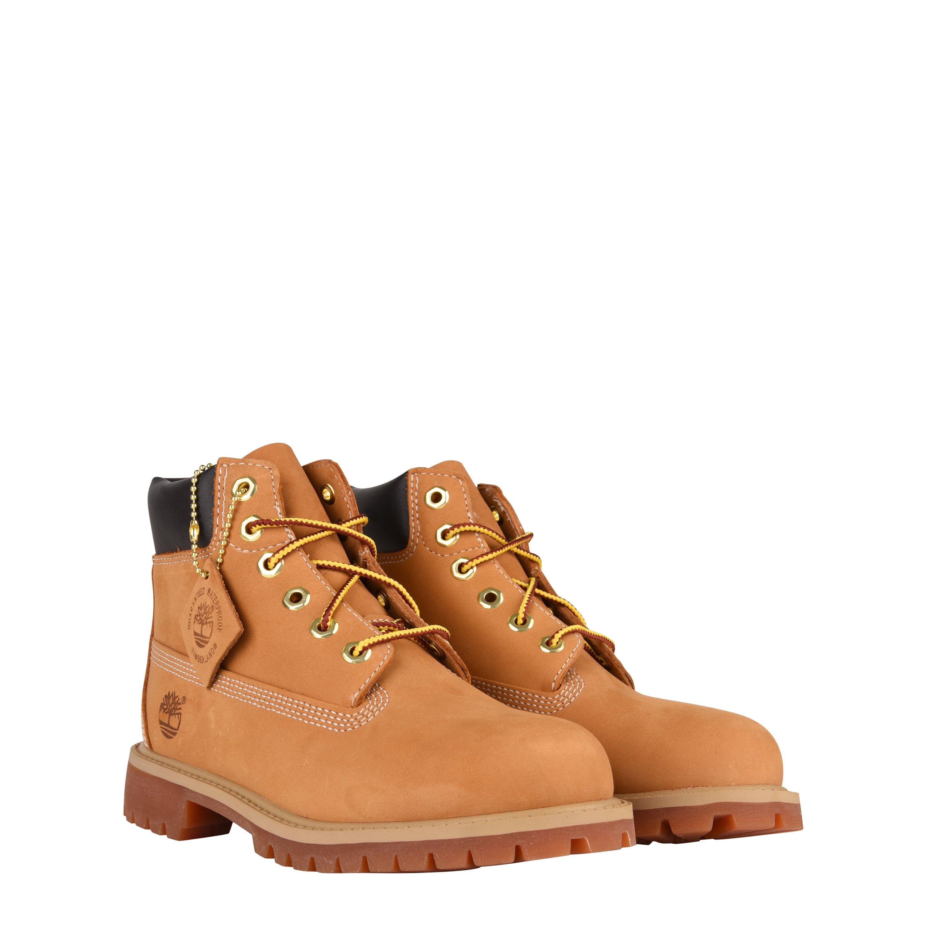 Wheat NB - Timberland - Boys' 6-Inch Rugged Hiker Boots - 3