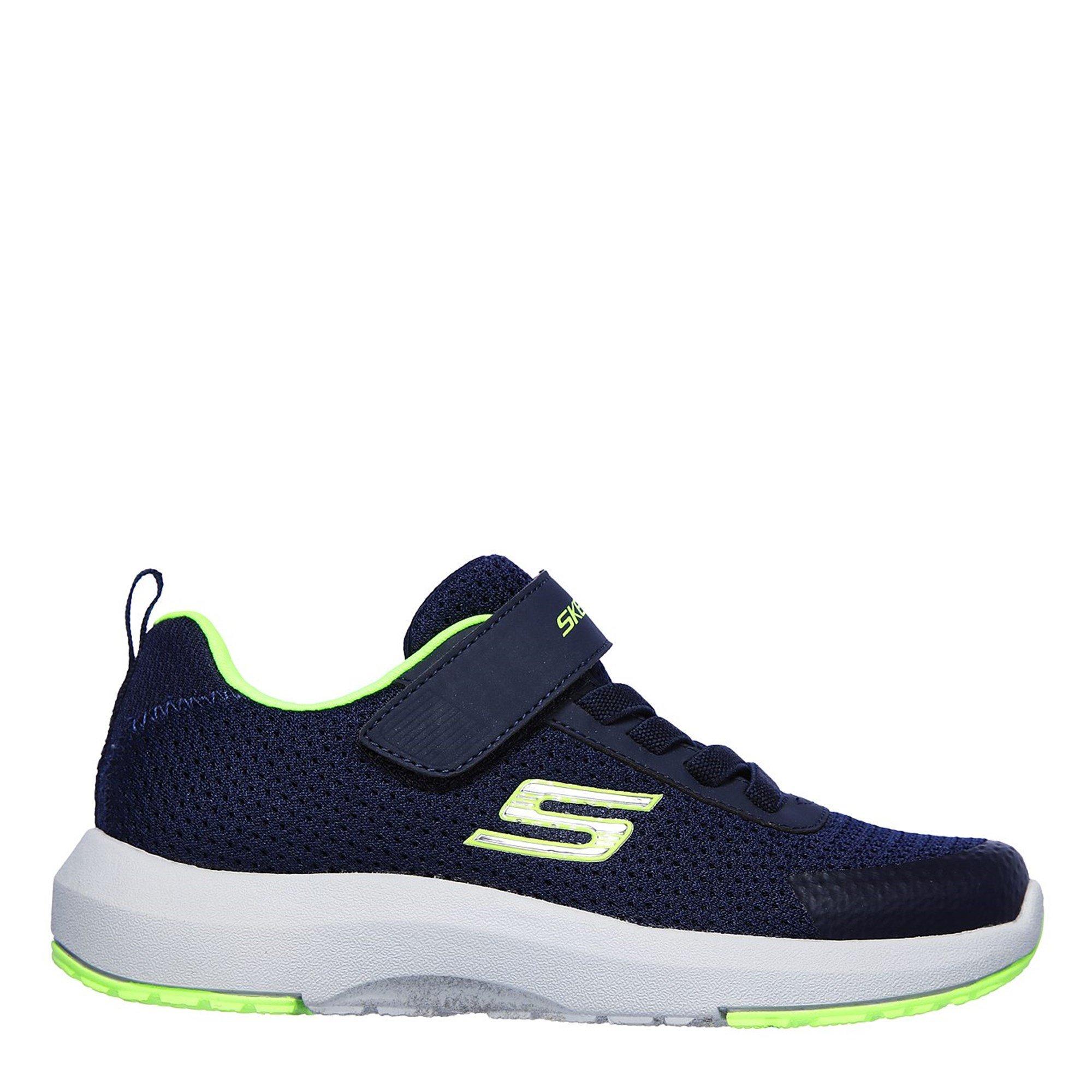 Skechers Boys Dyna Tread Childrens Trainers - Navy/Lime - C12 (30)