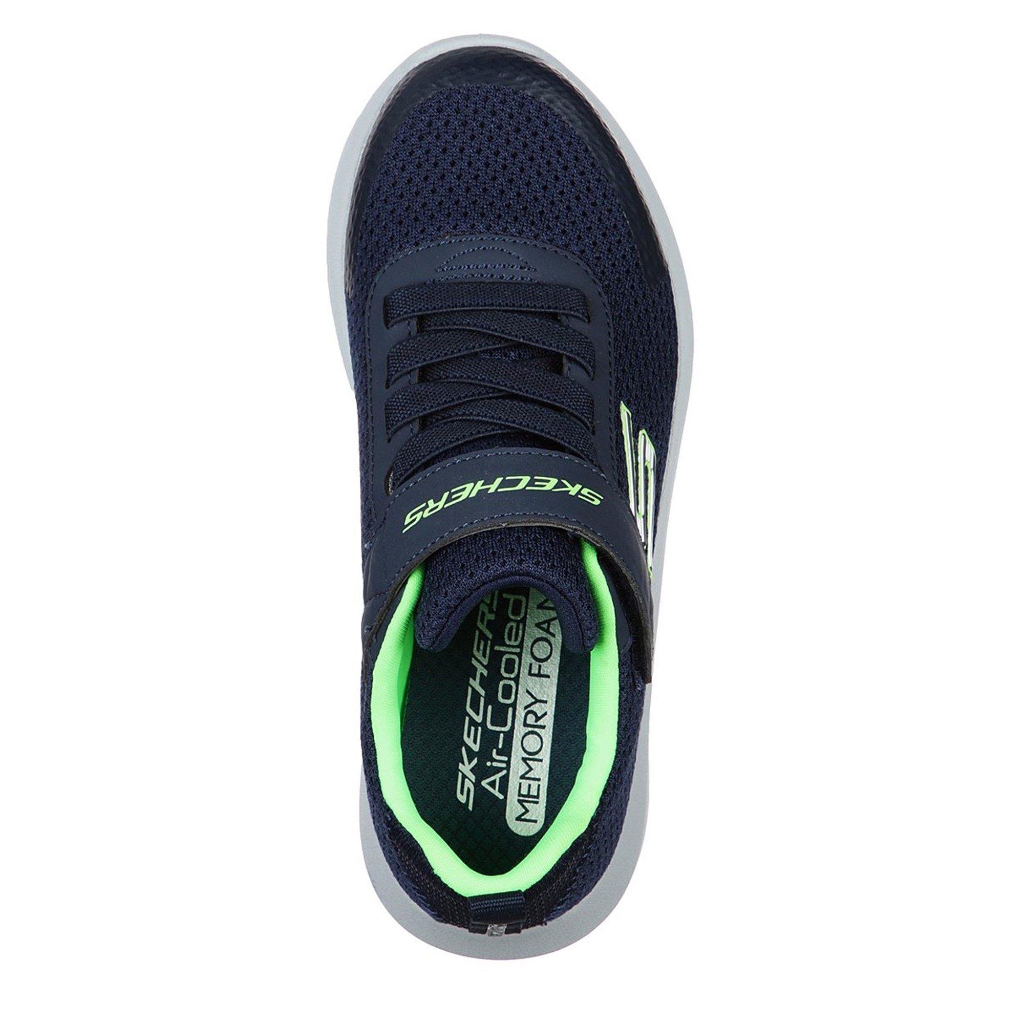 Navy/Lime - Skechers - Dyna Tread Childrens Trainers - 5