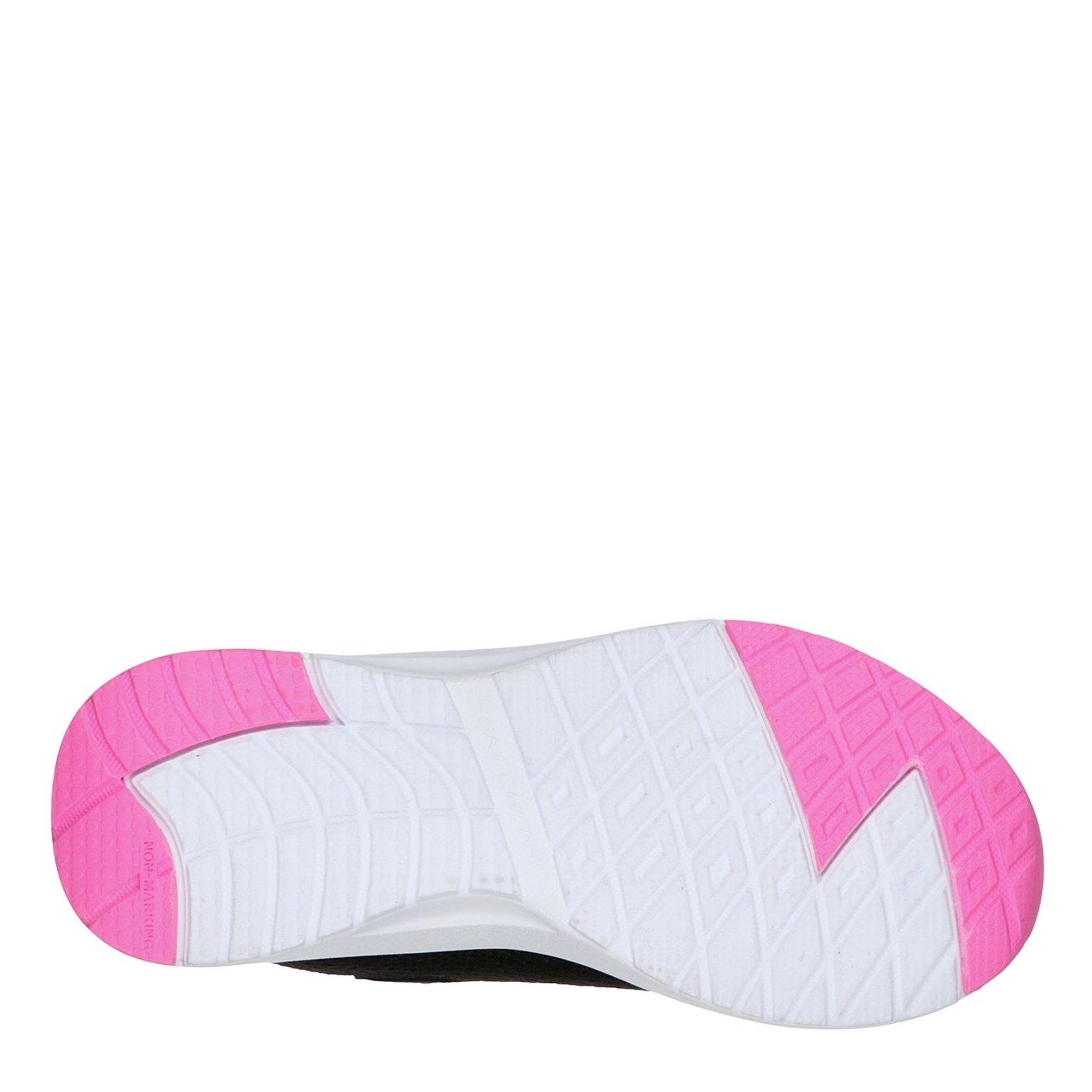 Black/Pink - Skechers - Dyna Tread Childrens Trainers - 4