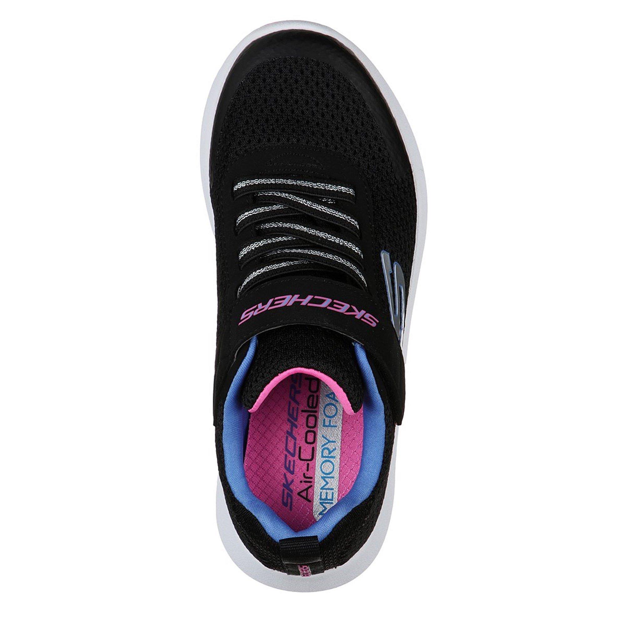 Black/Pink - Skechers - Dyna Tread Childrens Trainers - 5