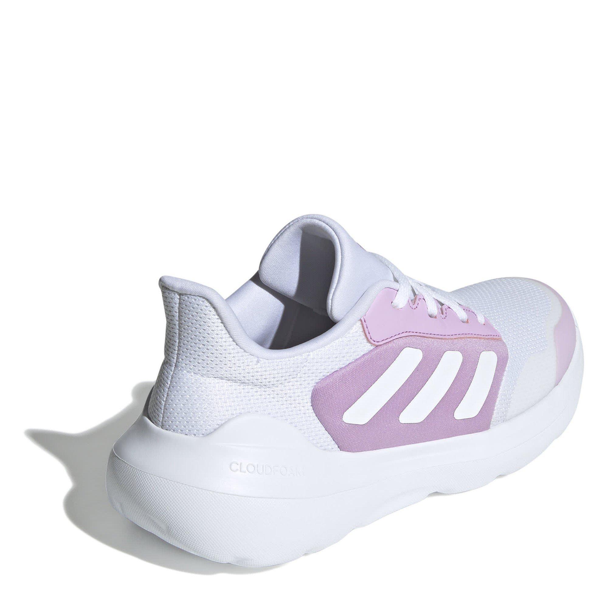 Wht/Bliss Lilac - adidas - Tensaur Run 3.0 Junior Girls Shoes - 4