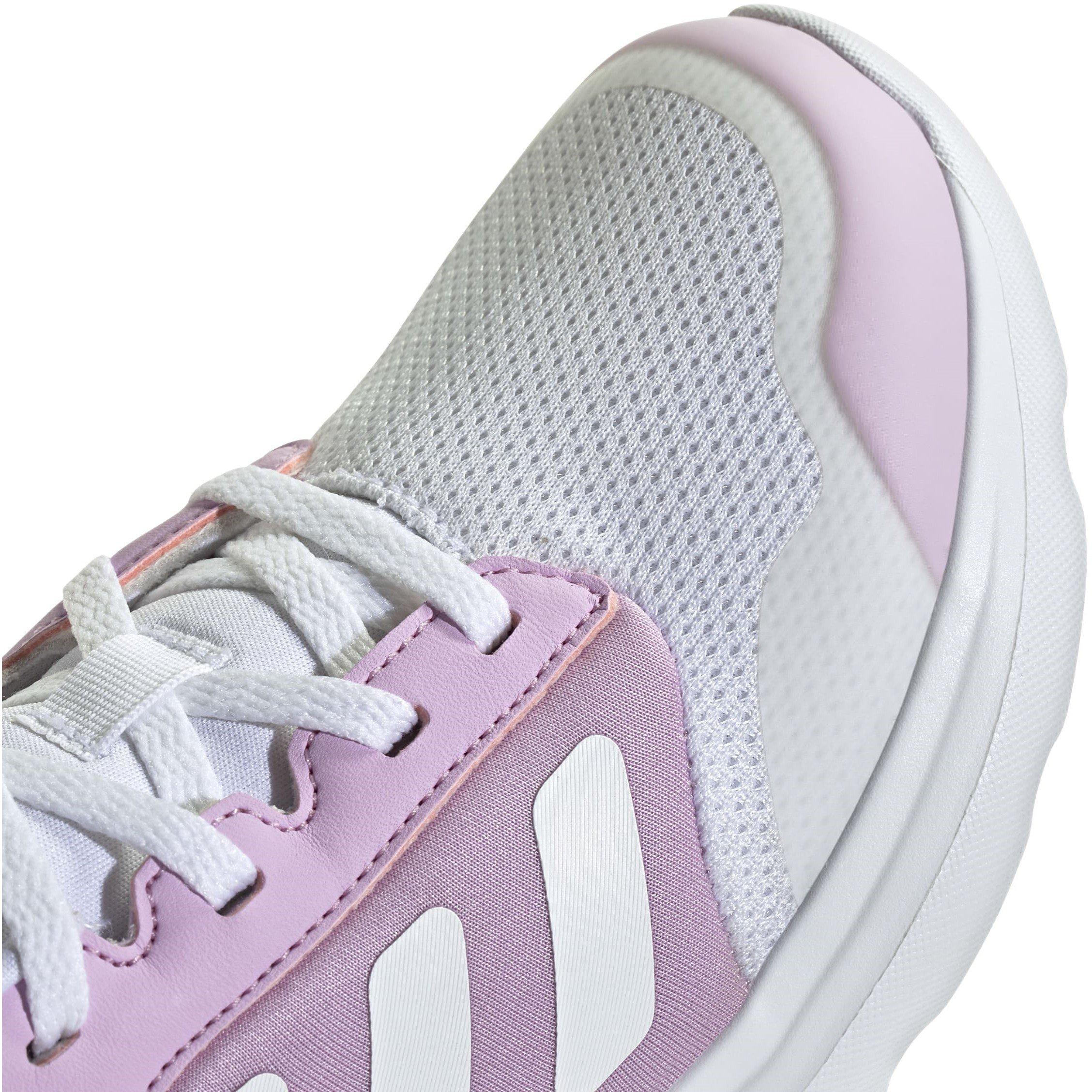 Wht/Bliss Lilac - adidas - Tensaur Run 3.0 Junior Girls Shoes - 7