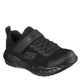 Skechers Skechers Lightweight Gore & Strap Sneaker Slip On Trainers Boys