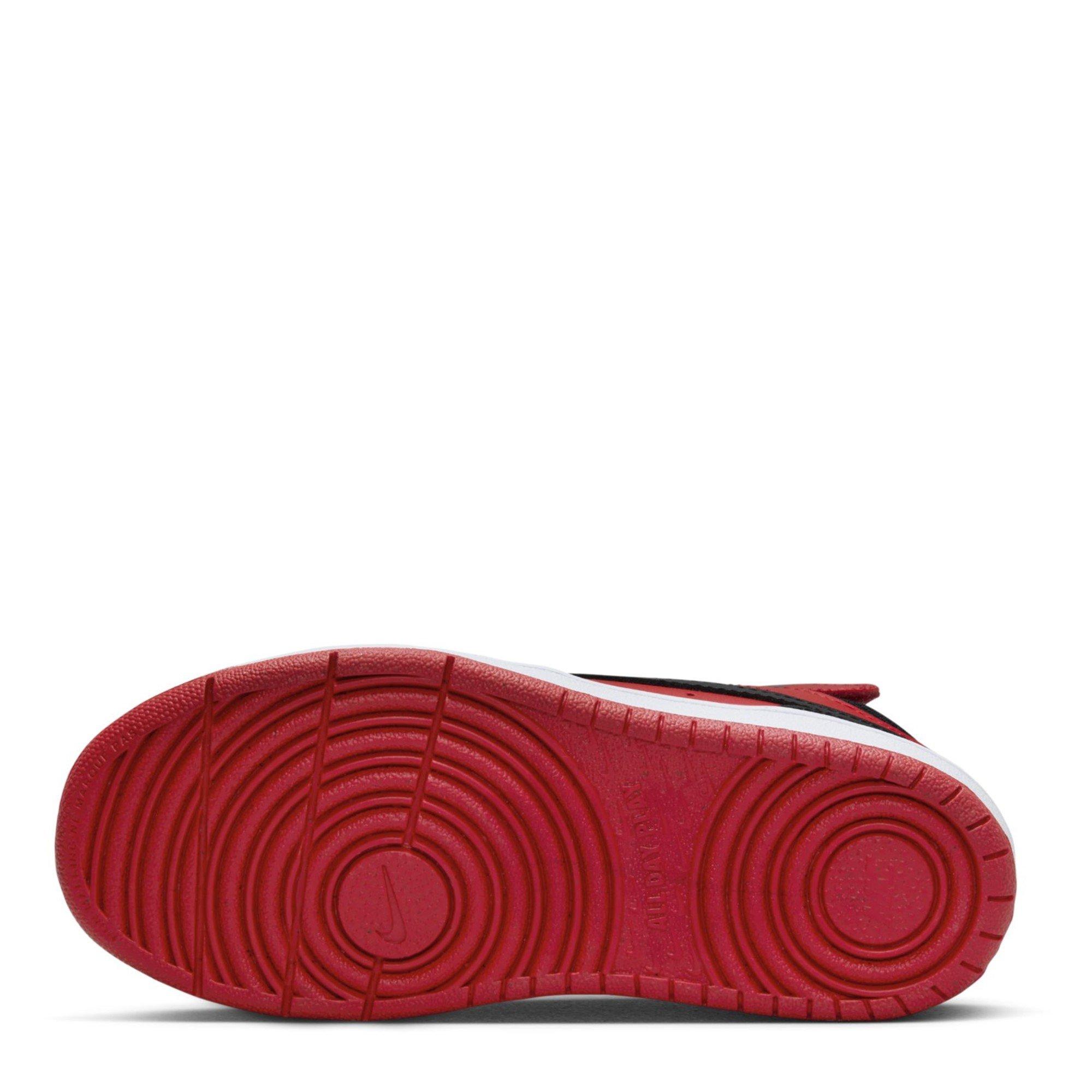 Vermelho/Preto - Nike - Court Borough Mid 2 Little Kids' Shoe - 3