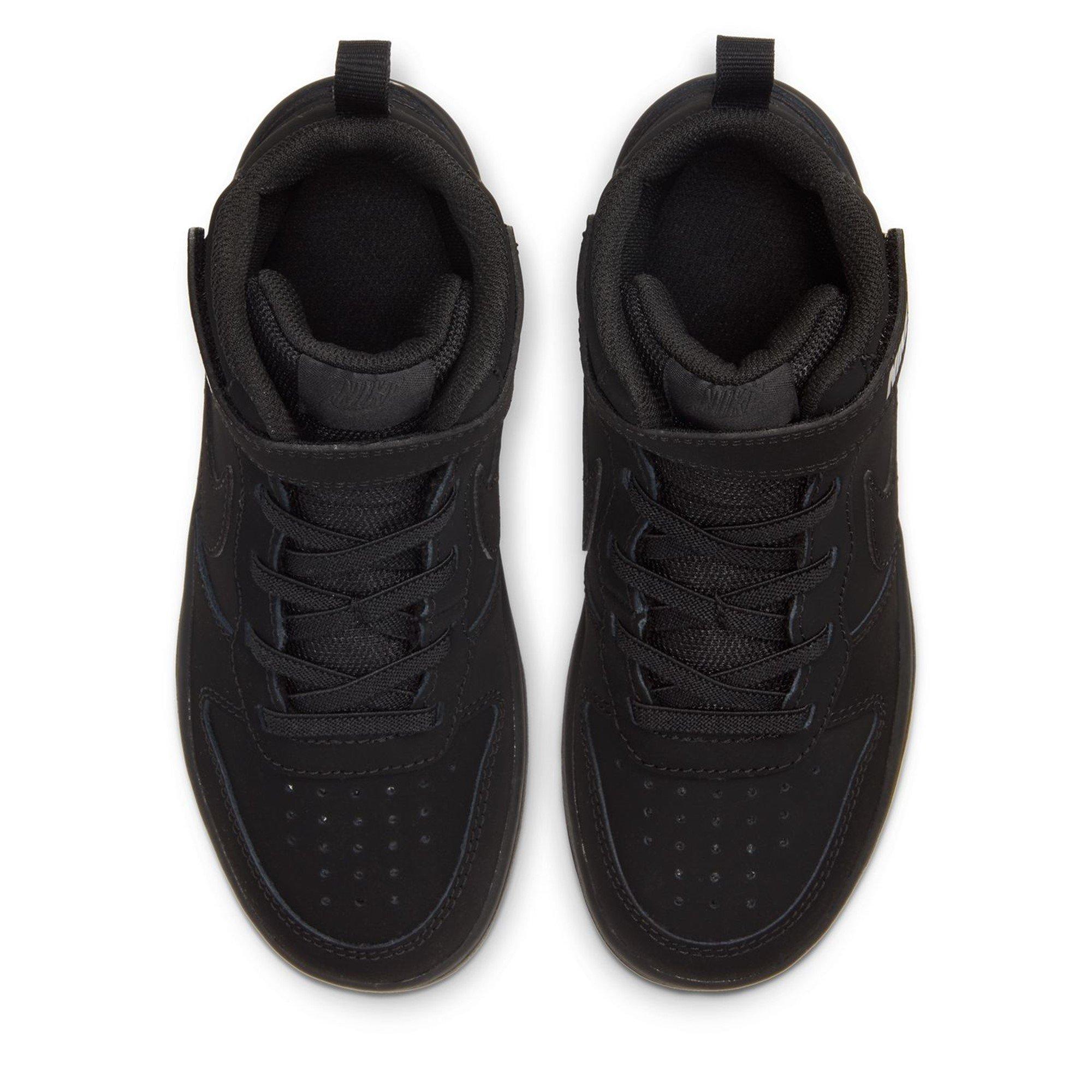 Triple Black - Nike - Court Borough Mid 2 Little Kids' Shoe - 5
