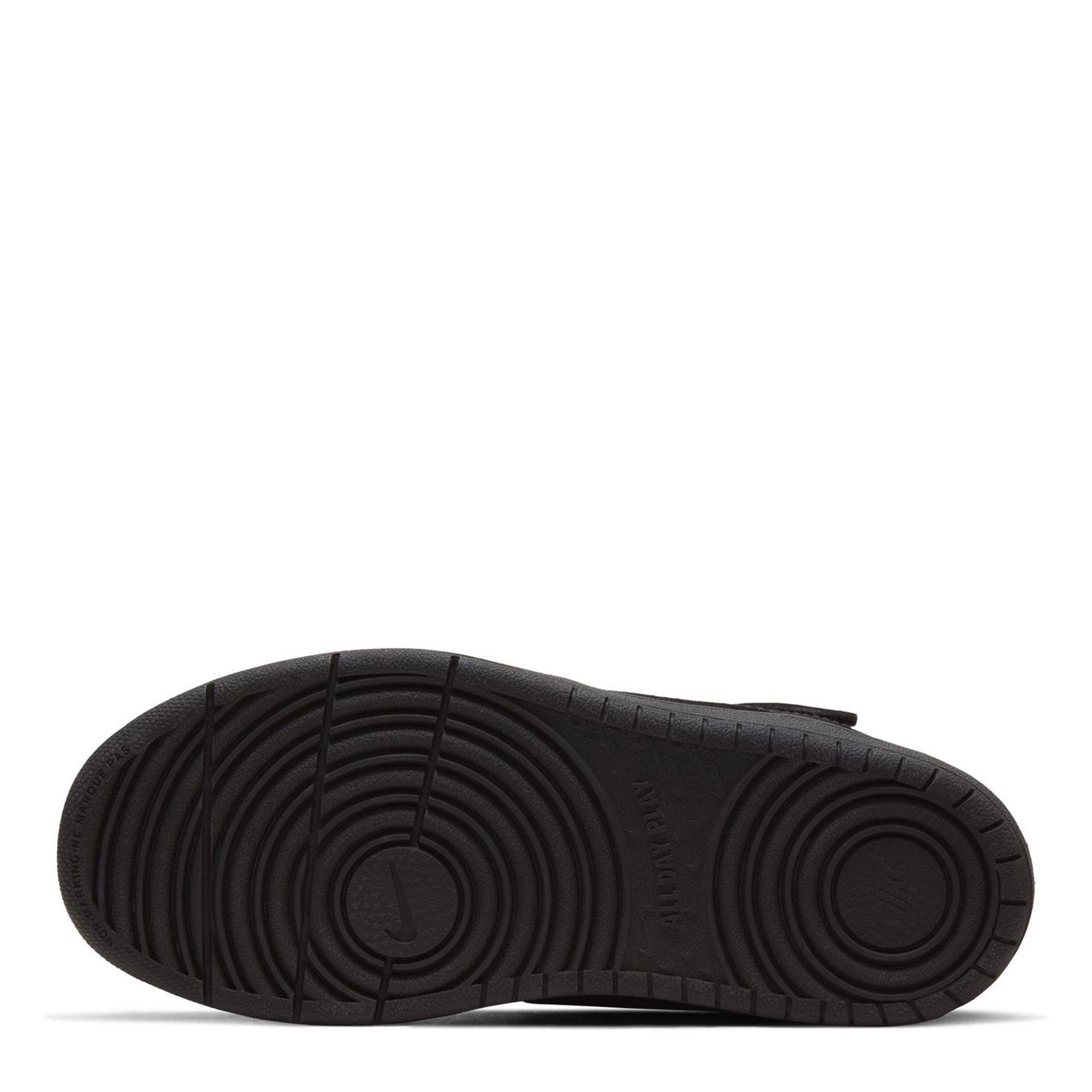 Triple Black - Nike - Court Borough Mid 2 Little Kids' Shoe - 6