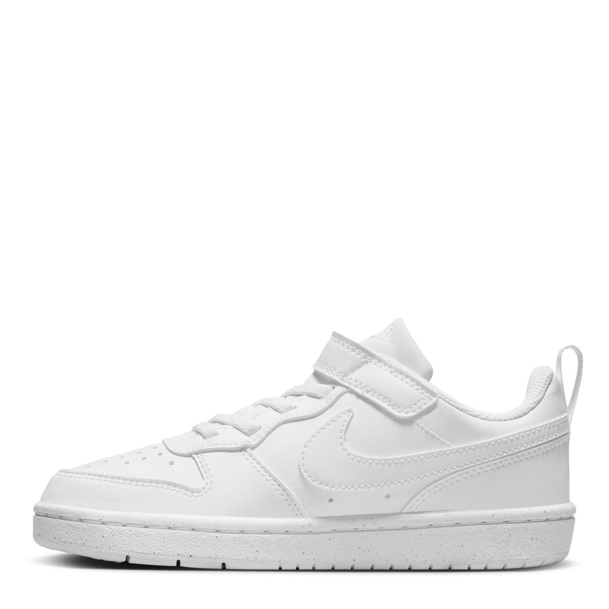 White/White - Nike - Court Borough Low Recraft - 2