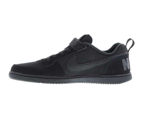 nike court borough low black
