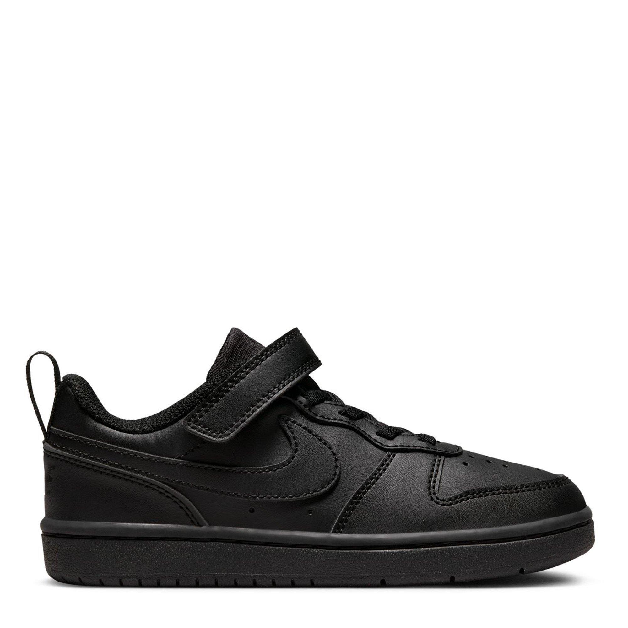 Black/Black - Nike - Court Borough Low Recraft Childrens Shoes - 1