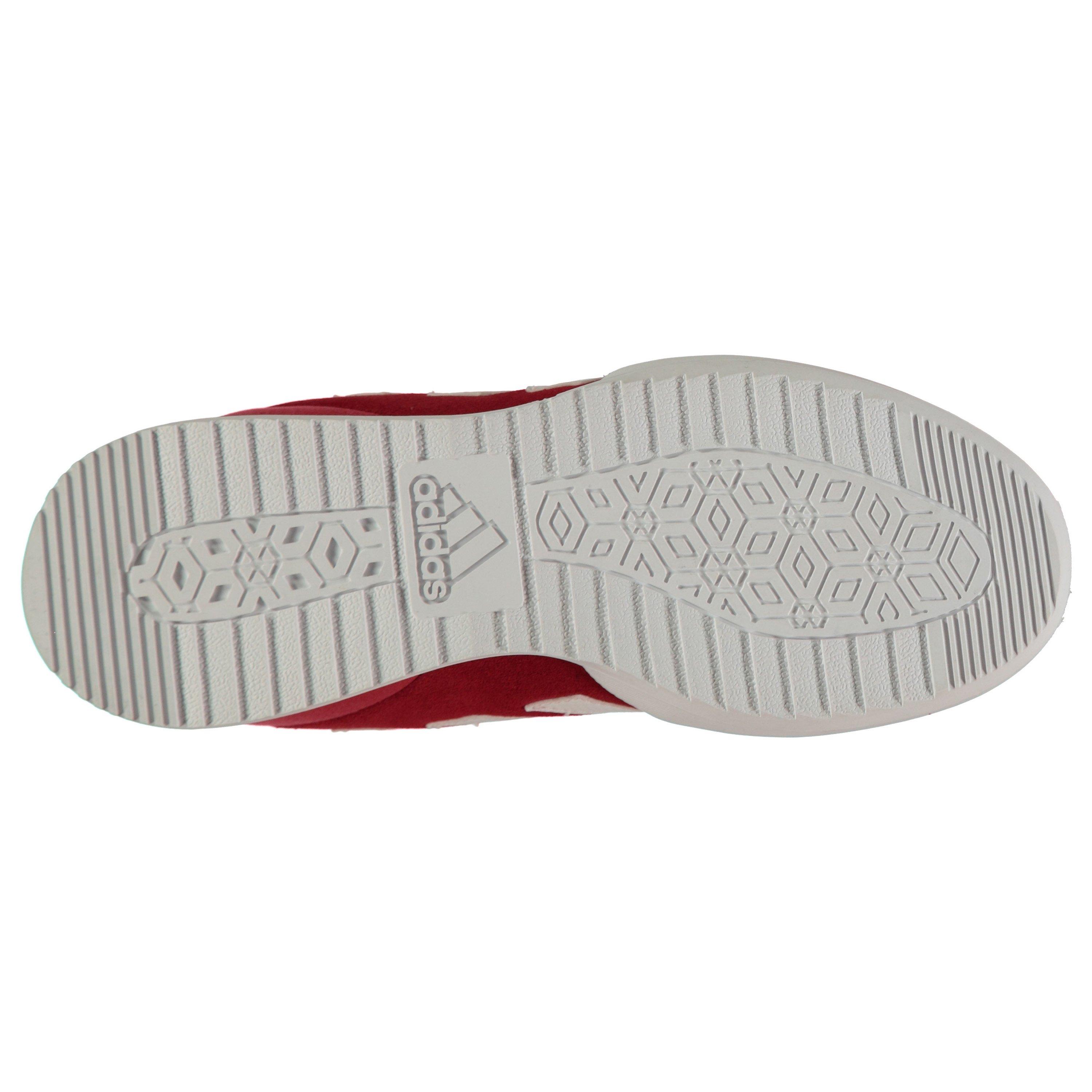 Red/White - adidas - Copa Super Suede Childrens Trainers - 2