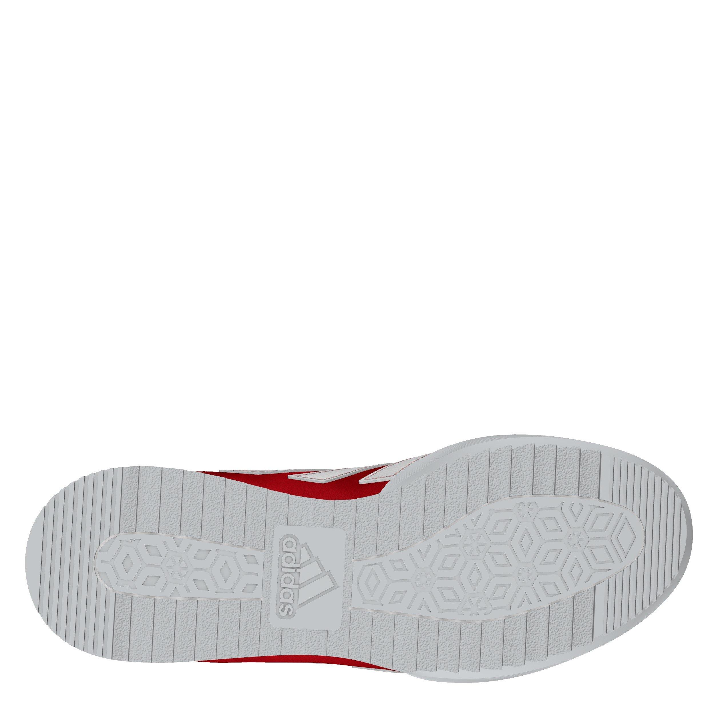 Red/White - adidas - Copa Super Suede Childrens Trainers - 4