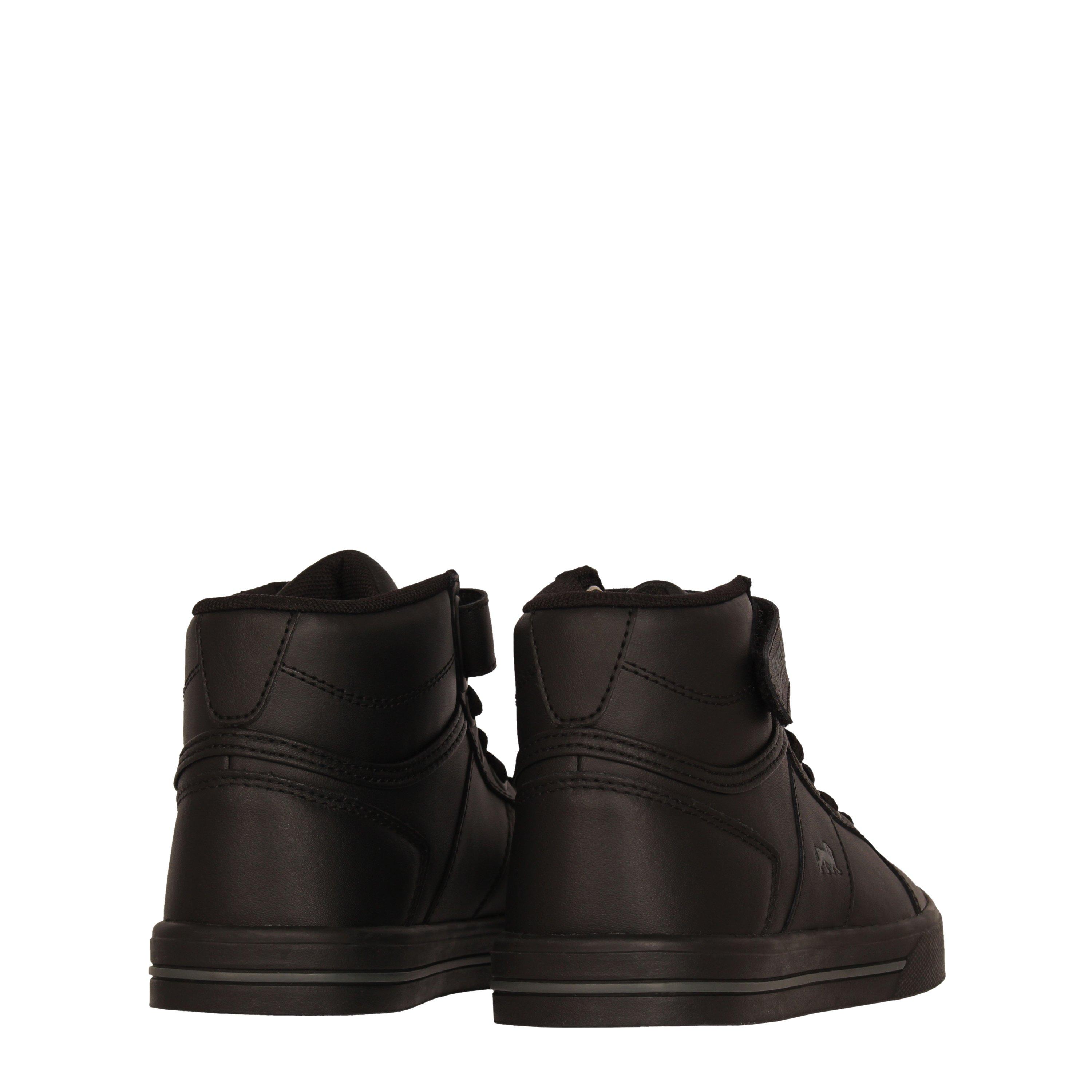 Nero/Carbone - Lonsdale - Canons Childrens Hi Top Trainers - 4