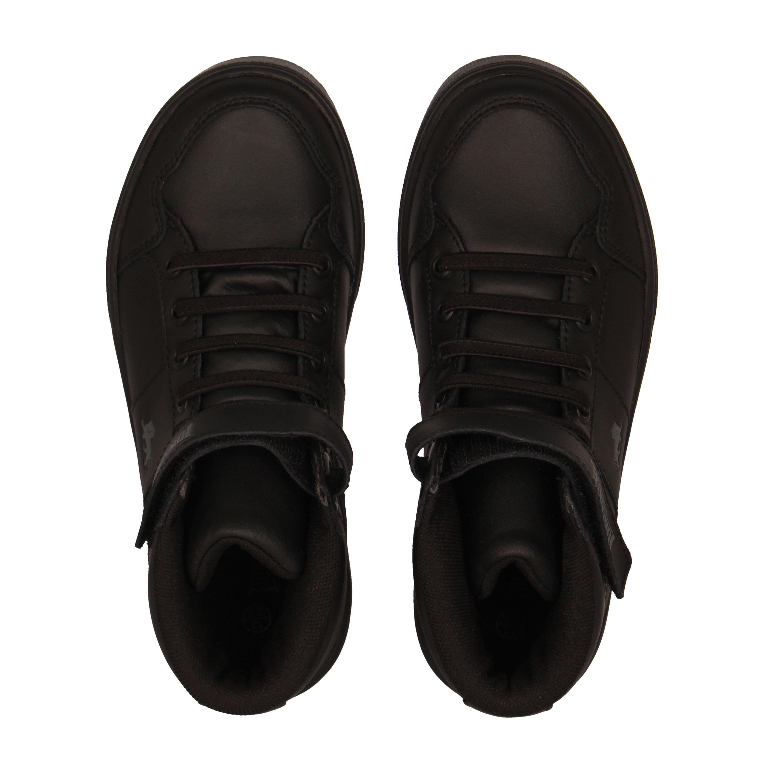 Nero/Carbone - Lonsdale - Canons Childrens Hi Top Trainers - 5