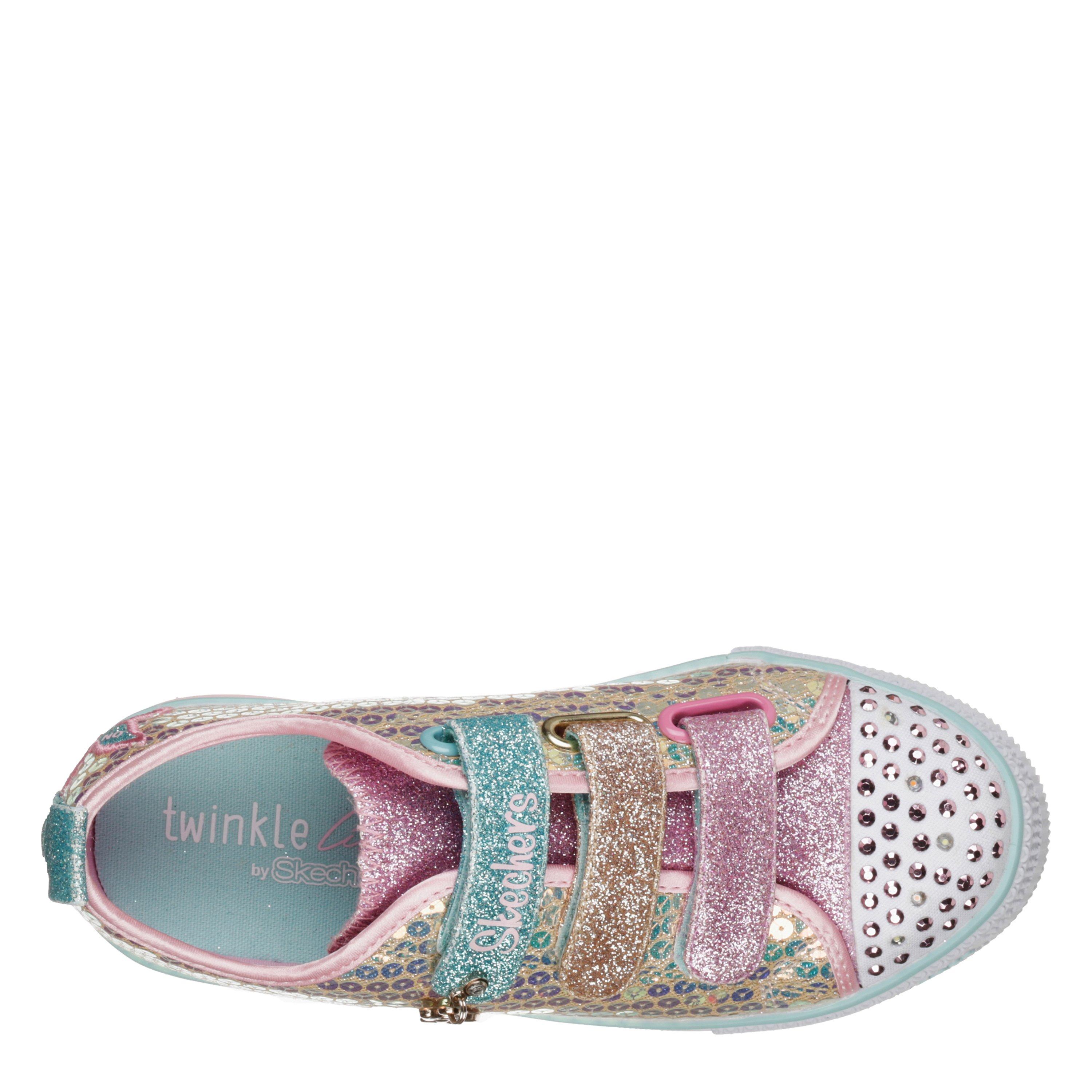 Or/Multicolore - Skechers - Twinkle Toes Mermaid Magic Infants Trainers - 3