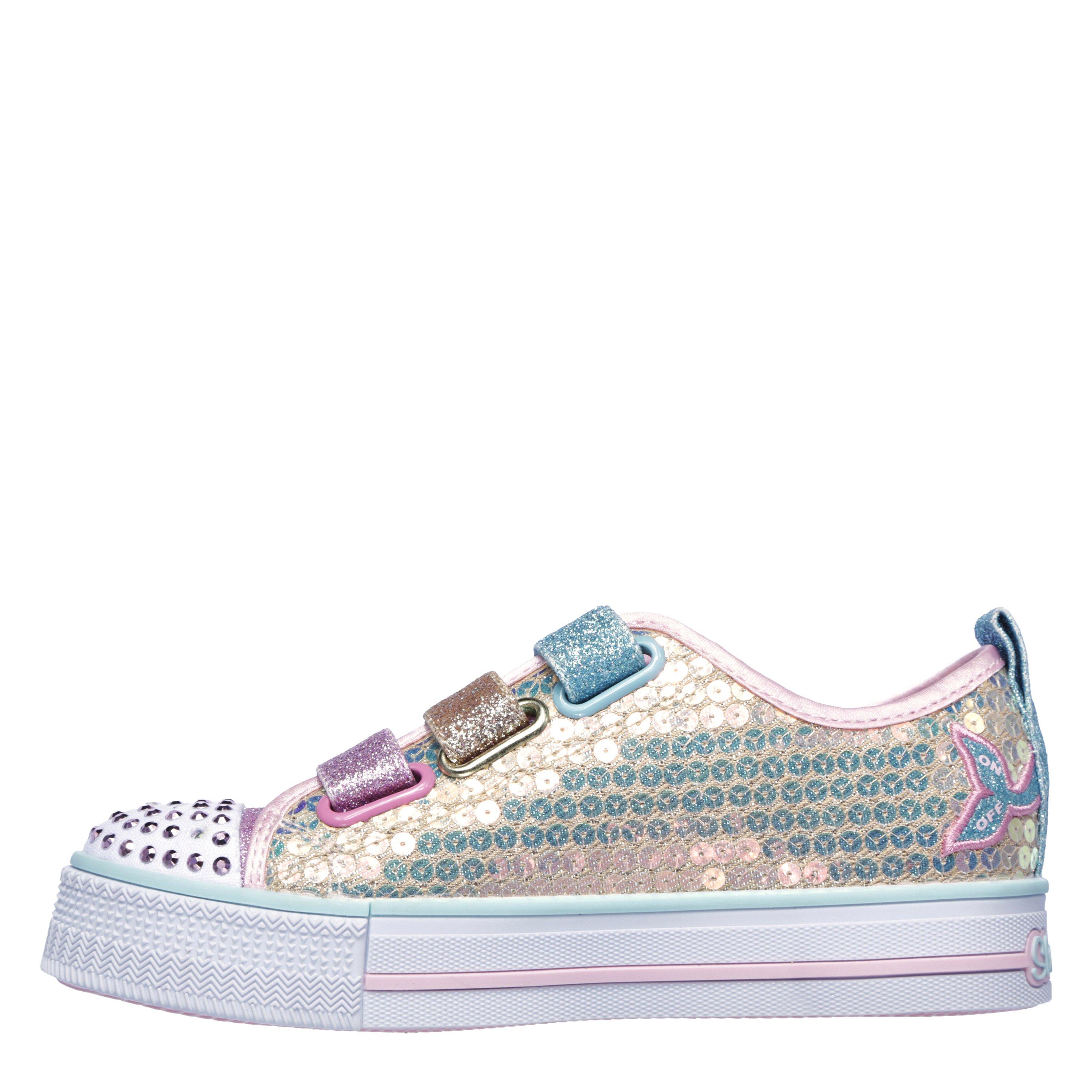 Magic Toe Skechers Twinkle Toes Mermaid Magic Infants Trainers | Sports Direct