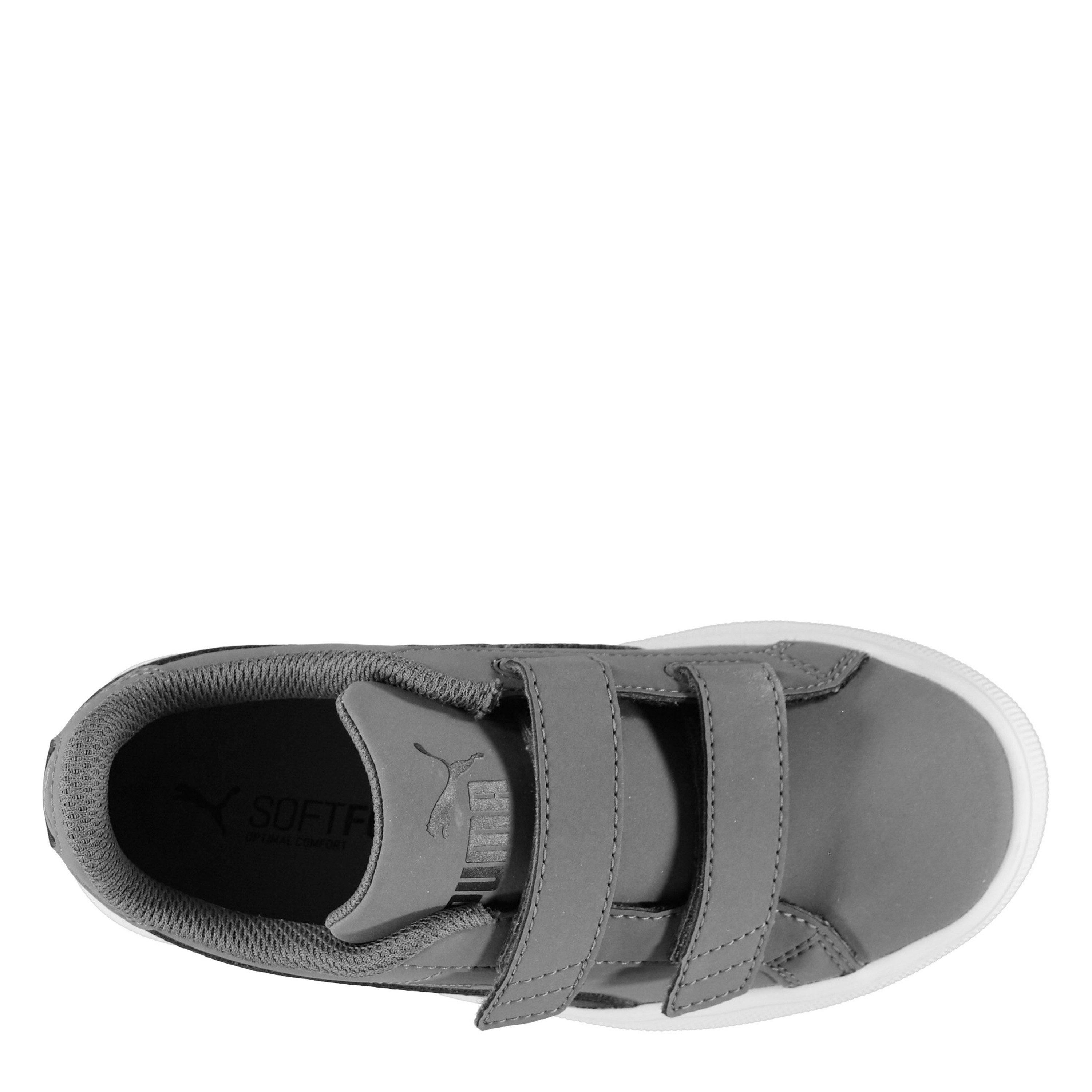 Grijs - Puma - Smash Vulc Child Boys Trainers - 3