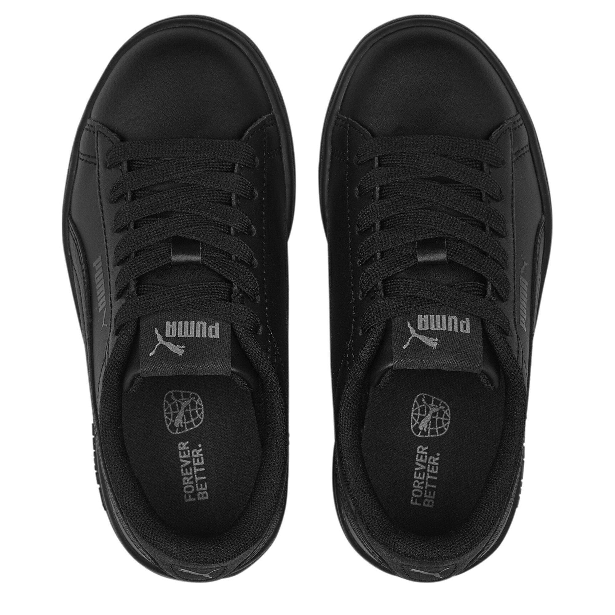 Zwart/Zwart - Puma - Smash Vulc Lace Up Trainers - 6