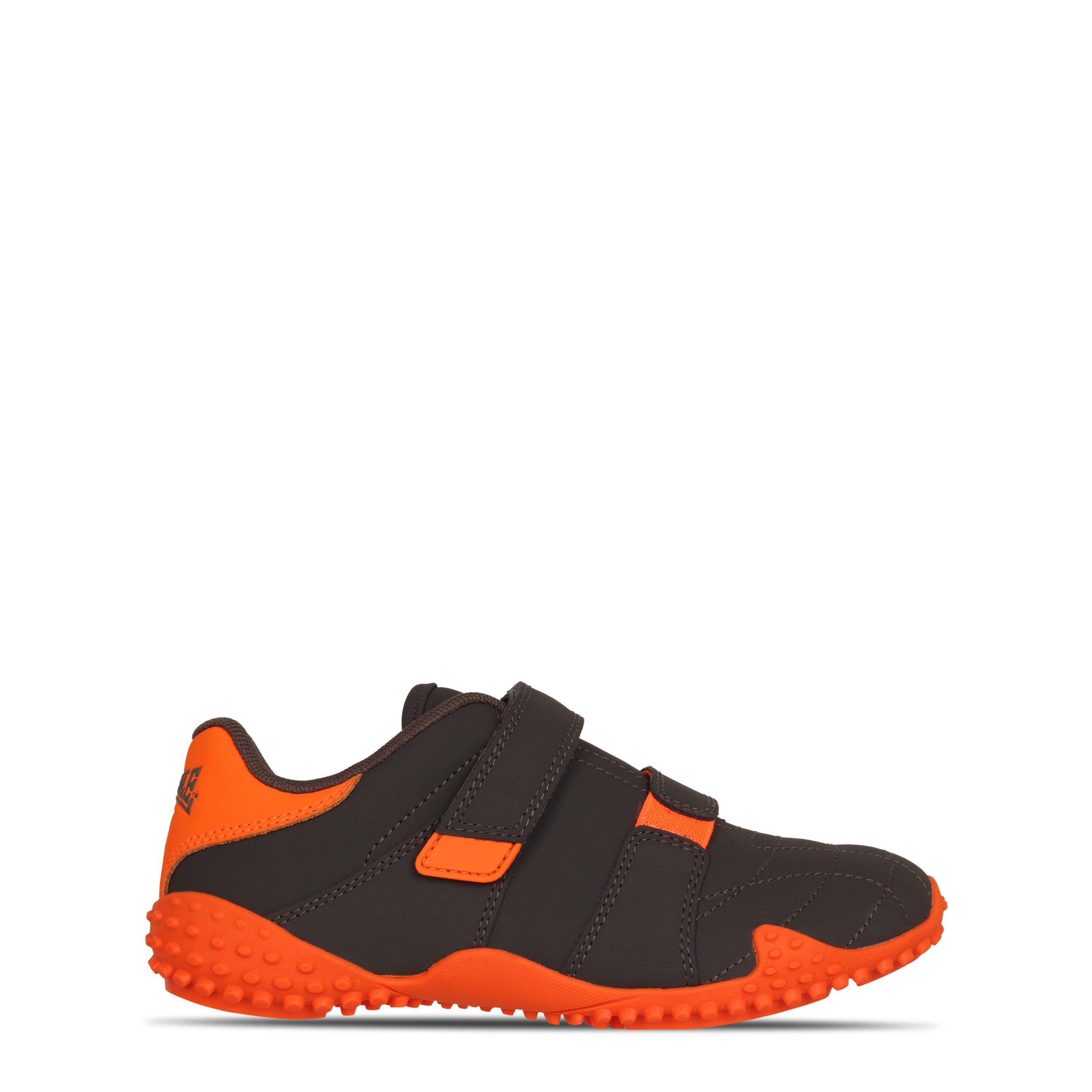 Lonsdale Boys Fulham Trainers Child - Charcoal/Orange - C13 (31.5)