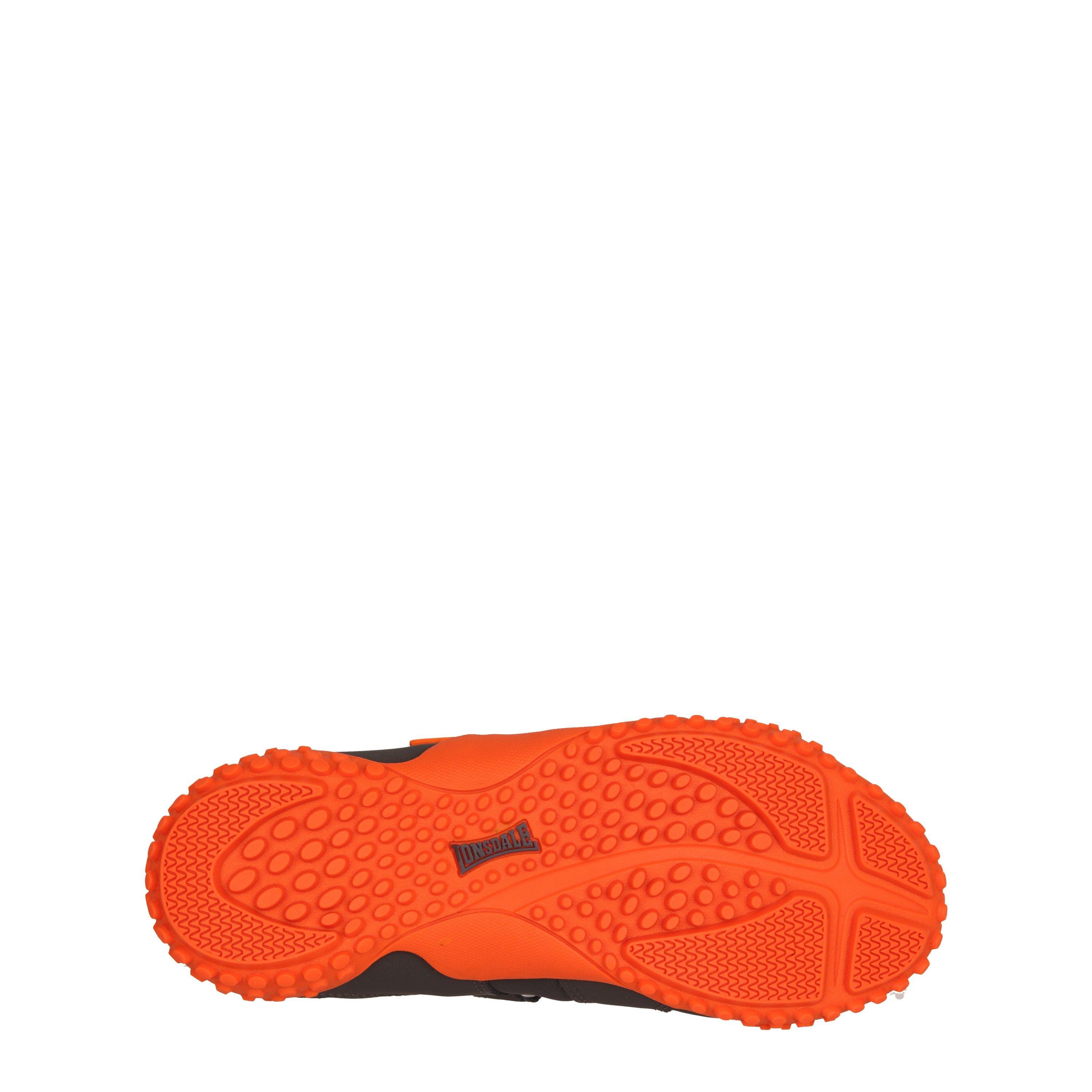 Charcoal/Orange - Lonsdale - Fulham Trainers Child - 6