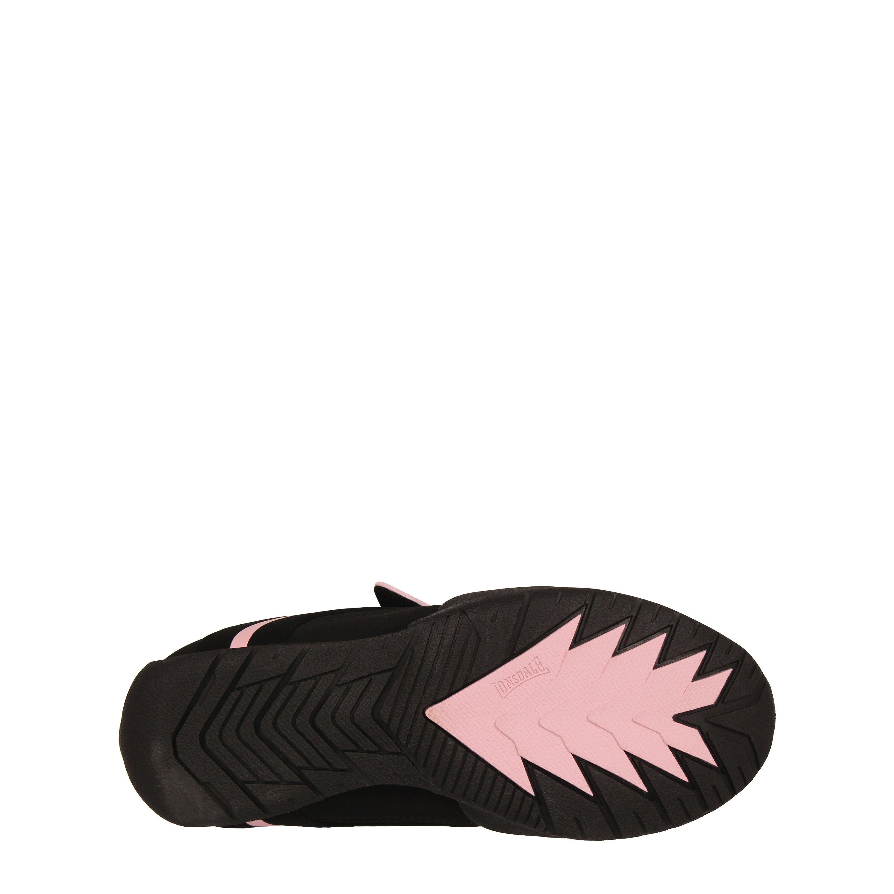 Black/Cerise - Lonsdale - Camden Trainers Childrens - 6