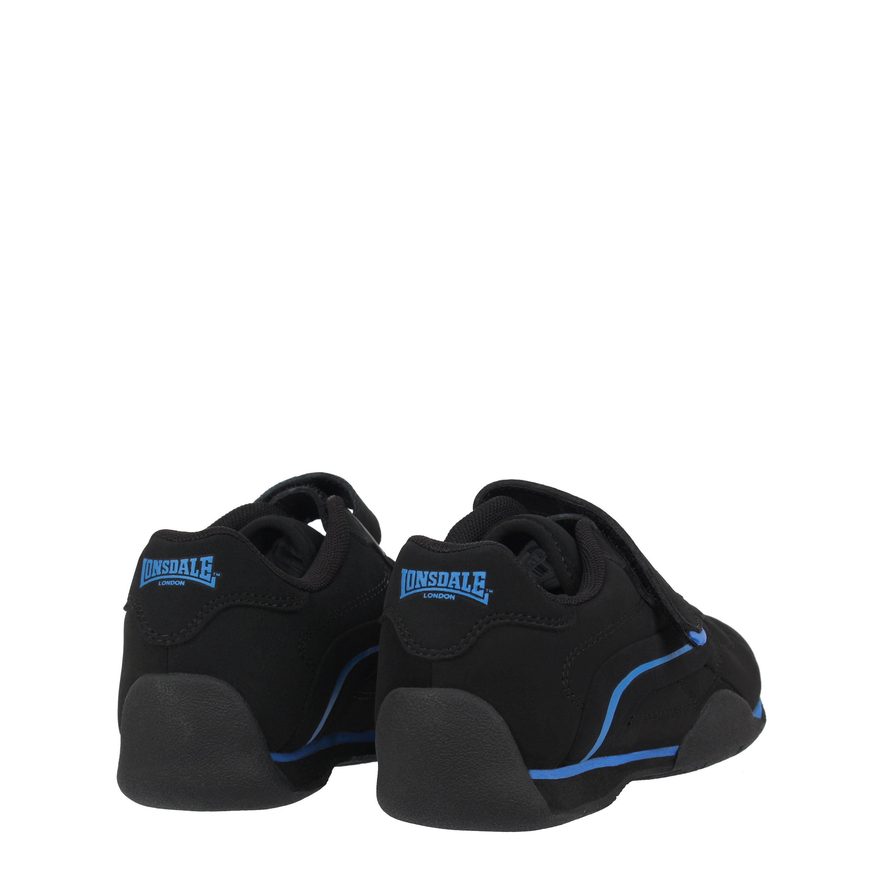 Preto/Azul - Lonsdale - Camden Trainers Childrens - 4