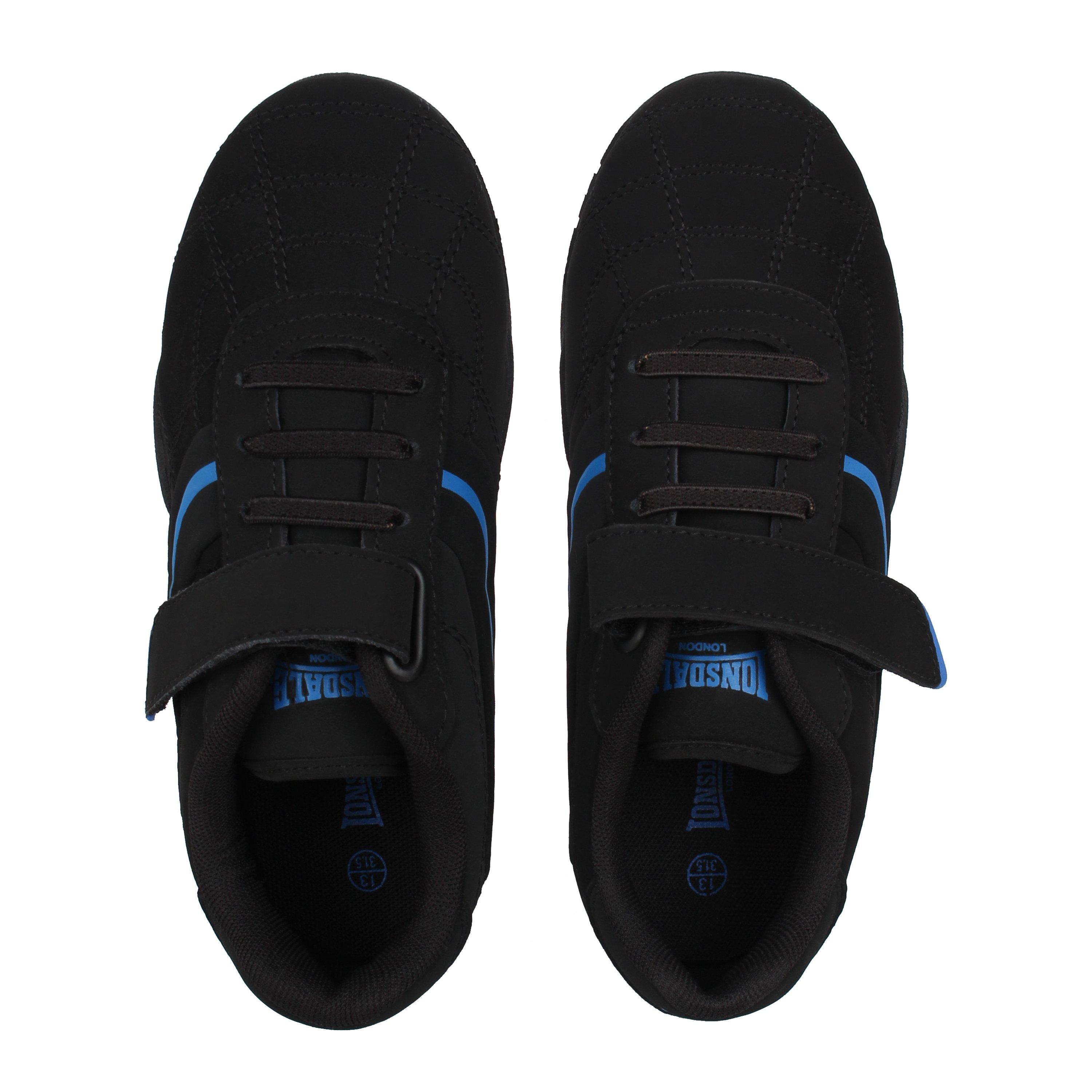 Preto/Azul - Lonsdale - Camden Trainers Childrens - 5