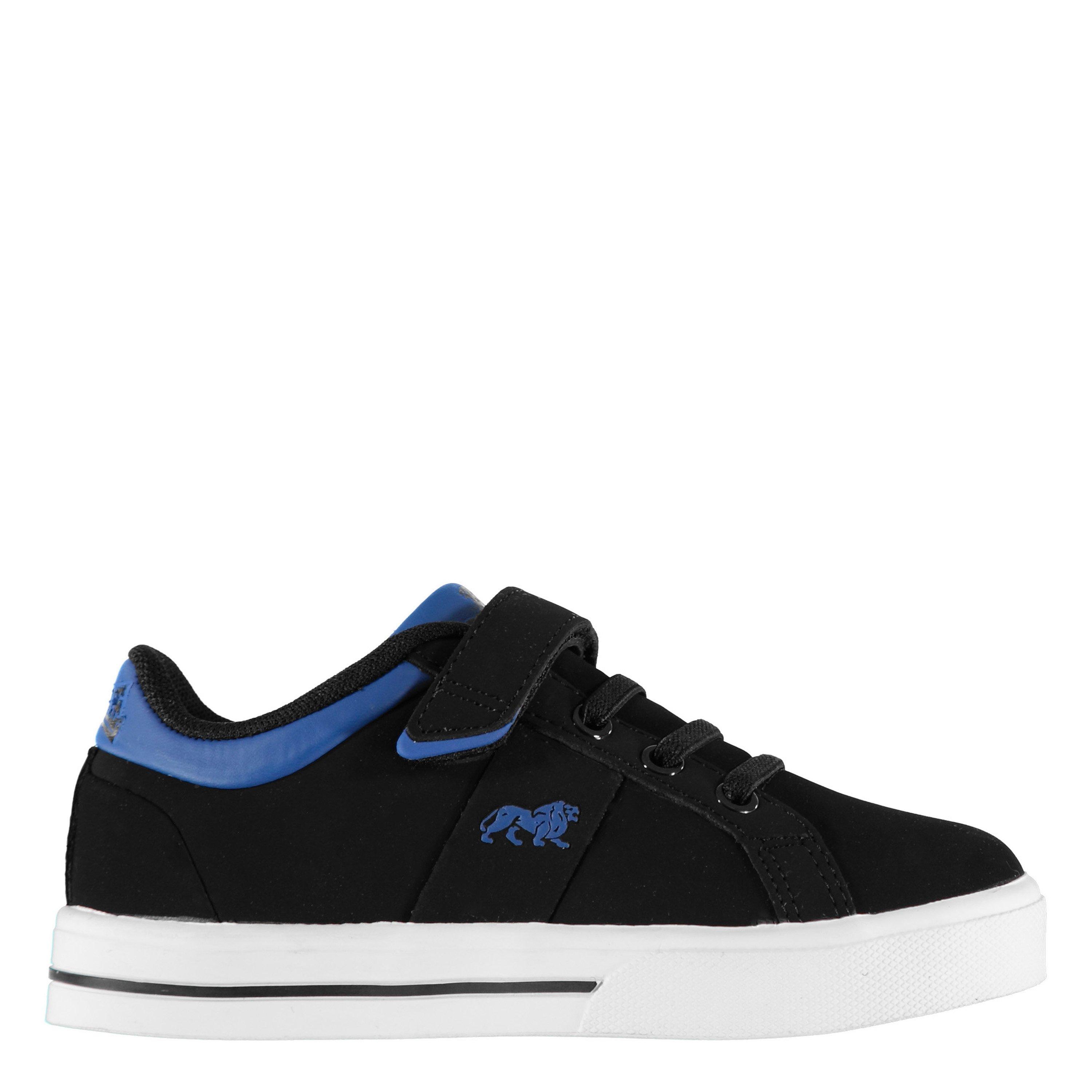Lonsdale Boys Latimer Childrens Trainers - Black/Blue - C13 (31.5)