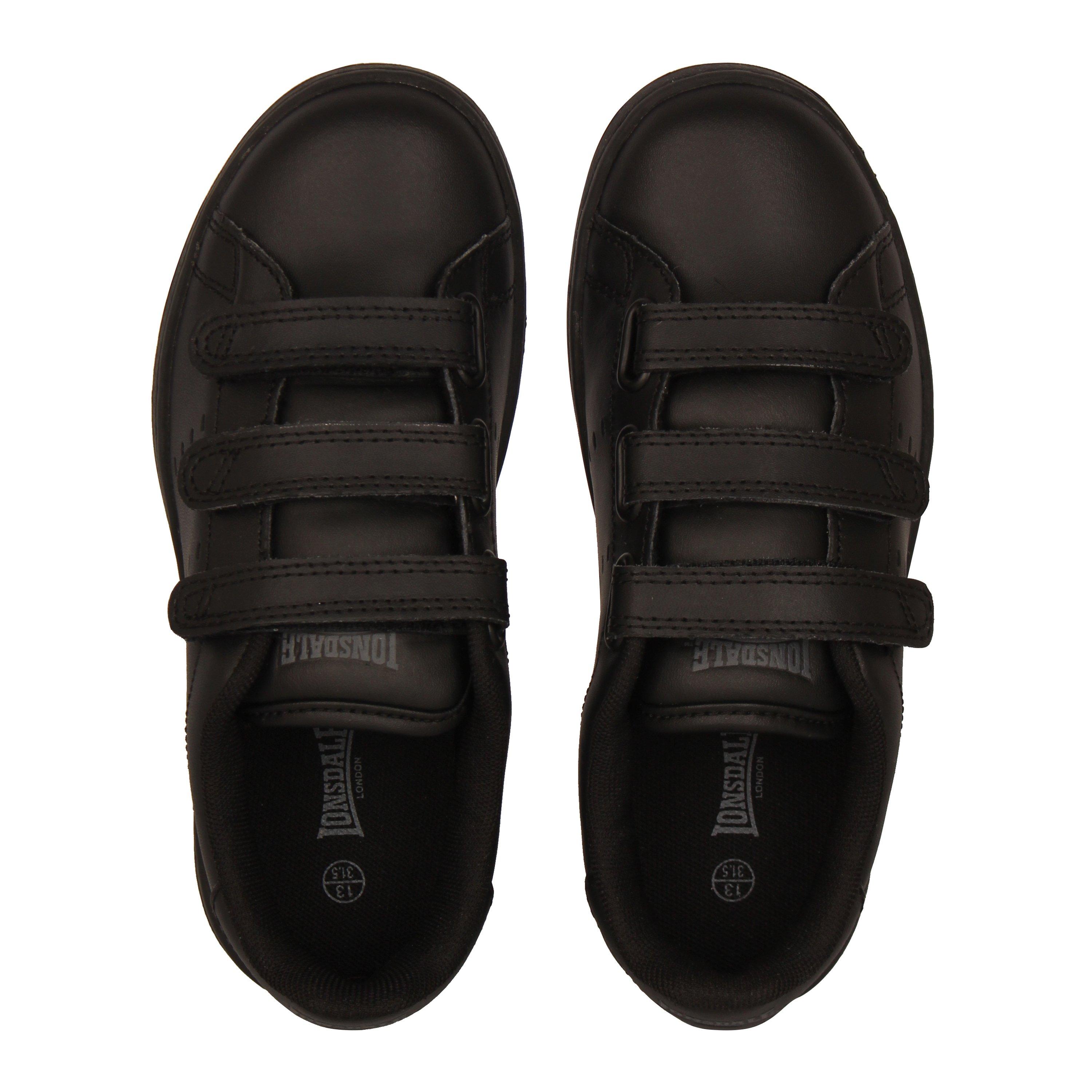 Nero/Nero - Lonsdale - Leyton Trainers Childs - 5