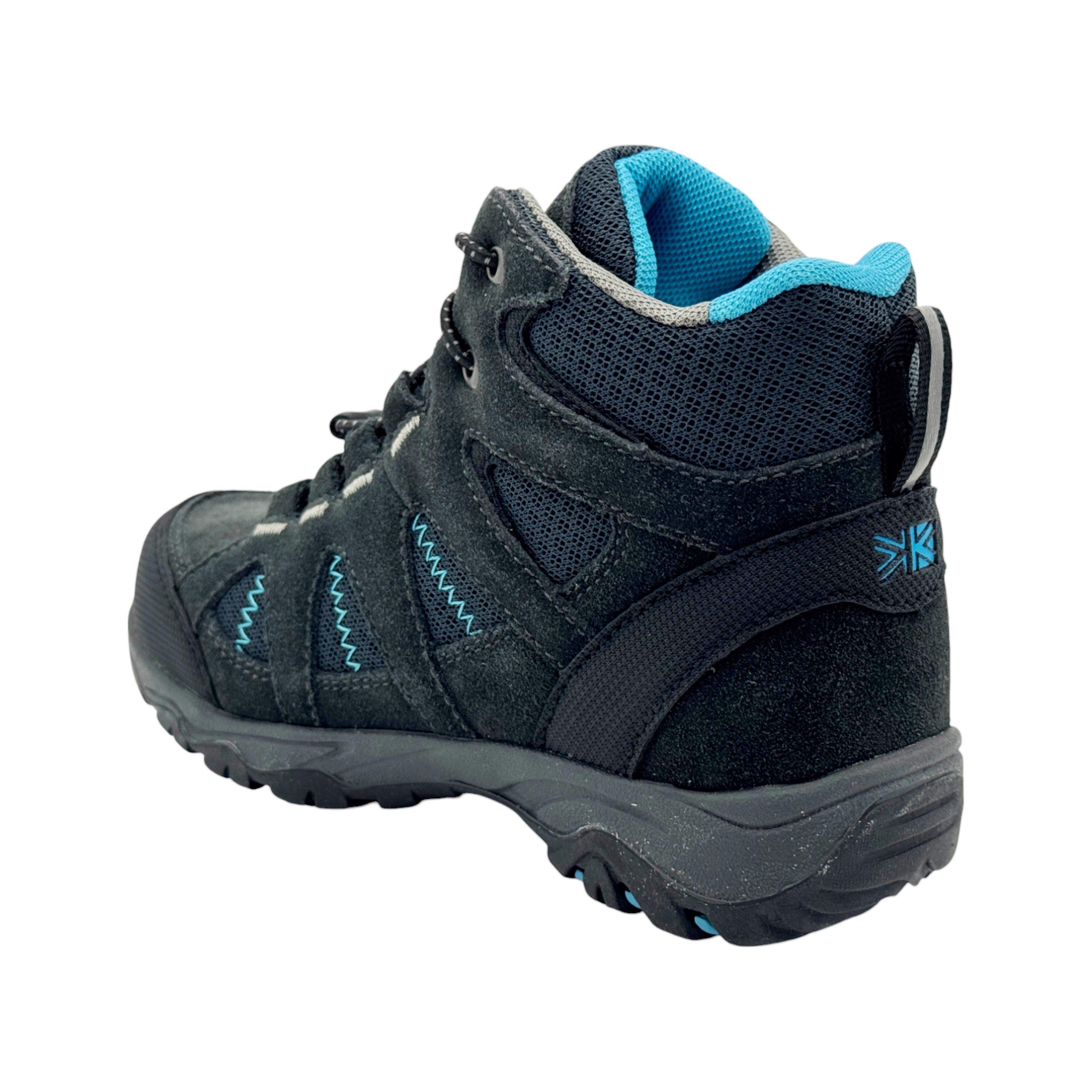 Black/Blue - Karrimor - Mount Waterproof Walking Boots Childrens - 3