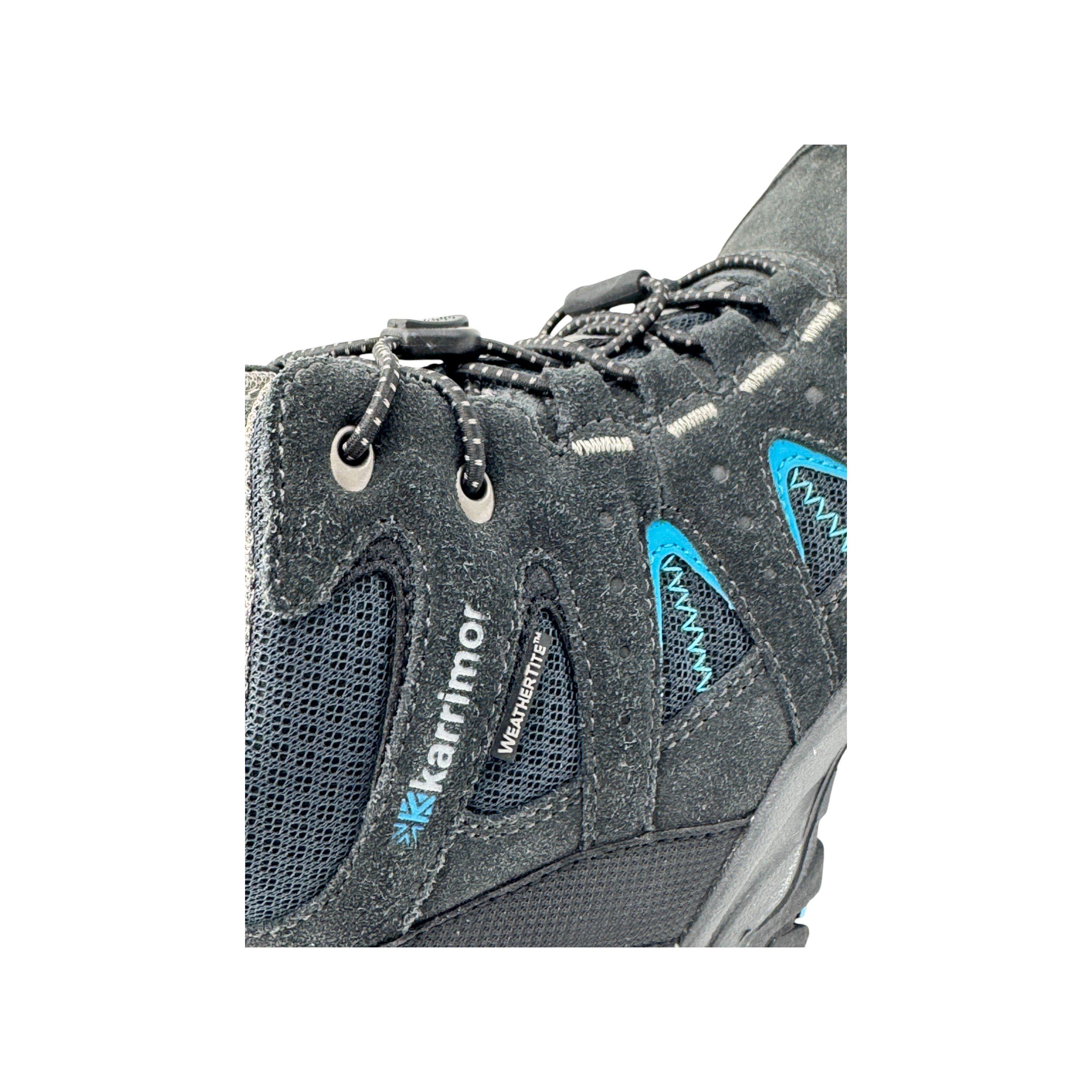 Black/Blue - Karrimor - Mount Waterproof Walking Boots Childrens - 6