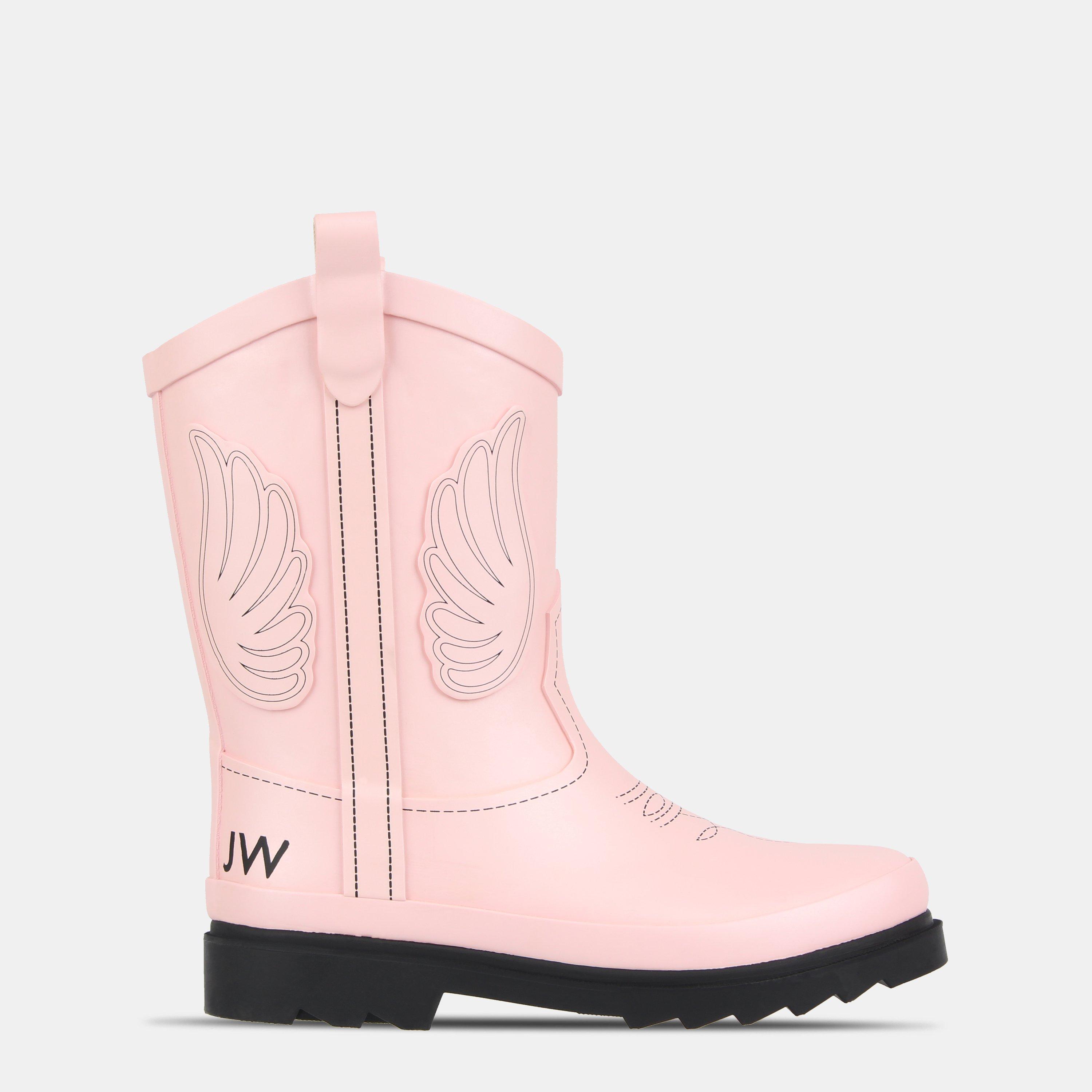 Pink - Jack Wills - Kids Cowboy Waterproof Wellington - 1