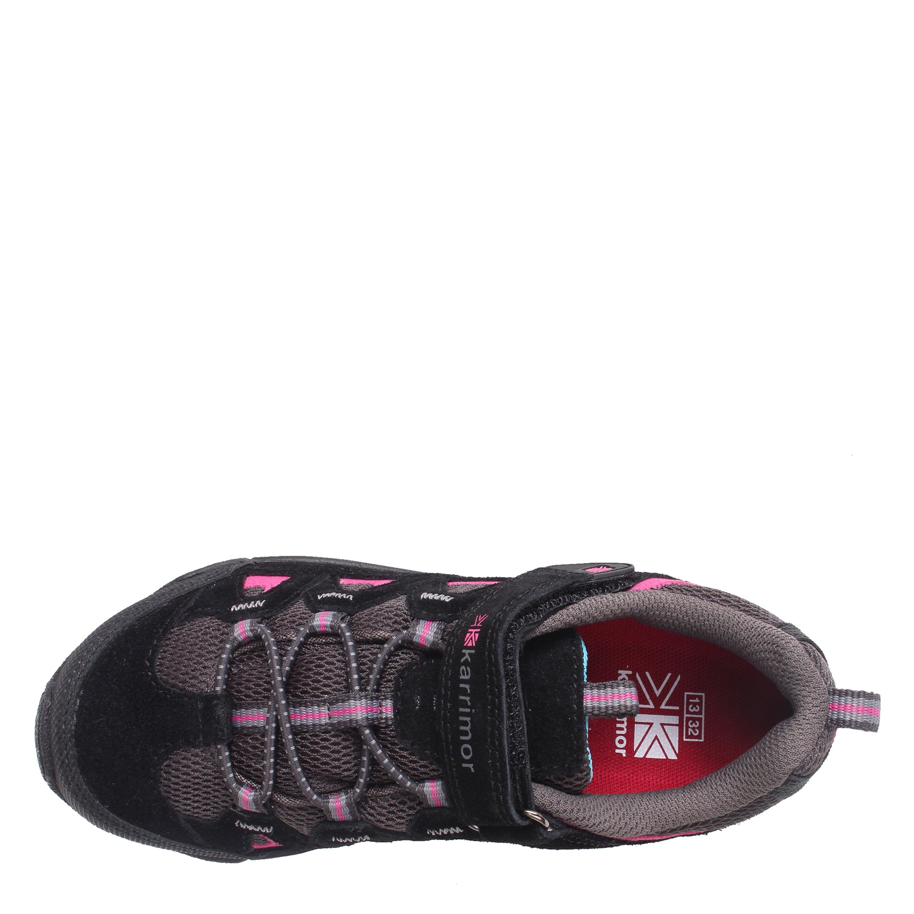Black/Pink - Karrimor - Summit Childrens Walking Shoes - 3