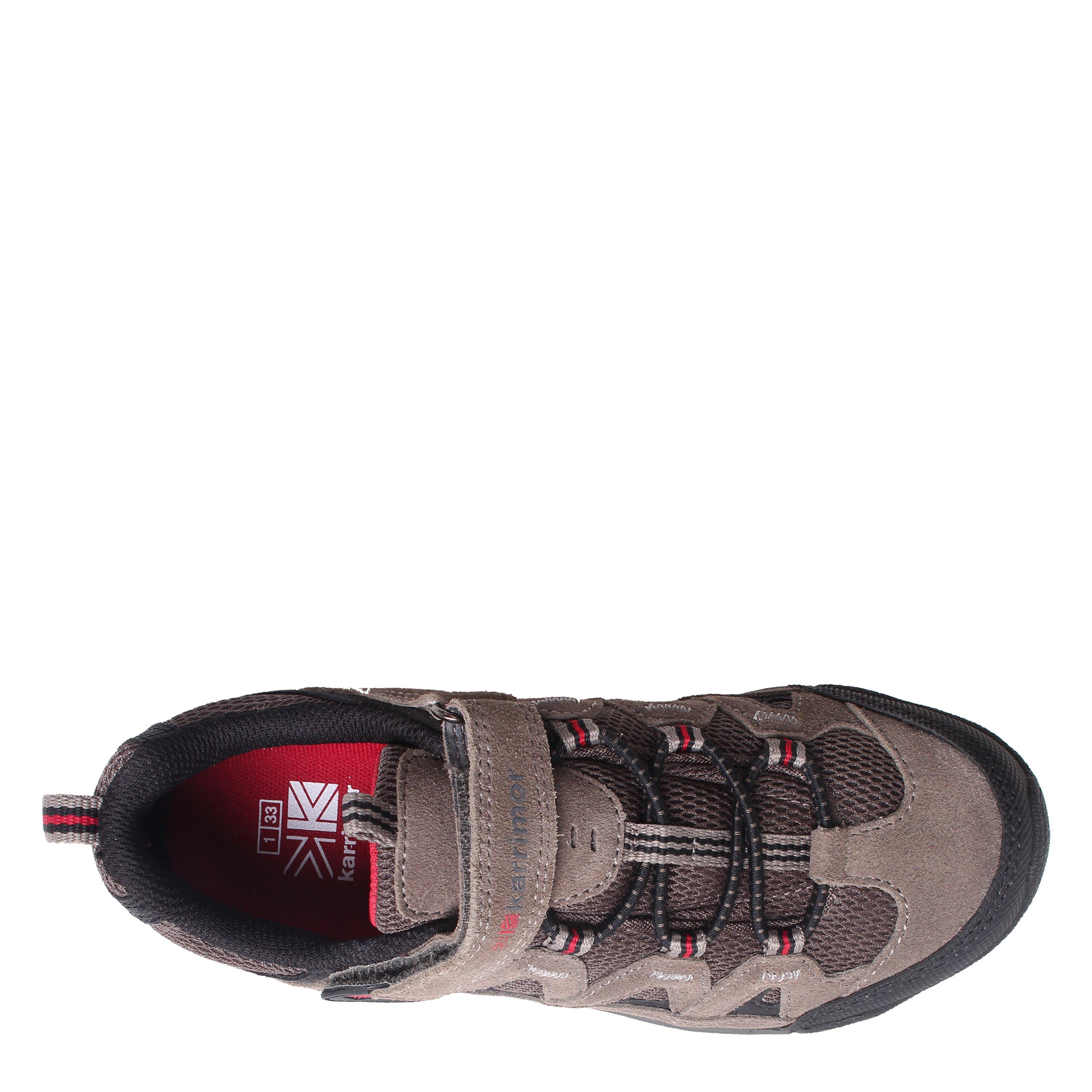 Charcoal/Red - Karrimor - Summit Childrens Walking Shoes - 3