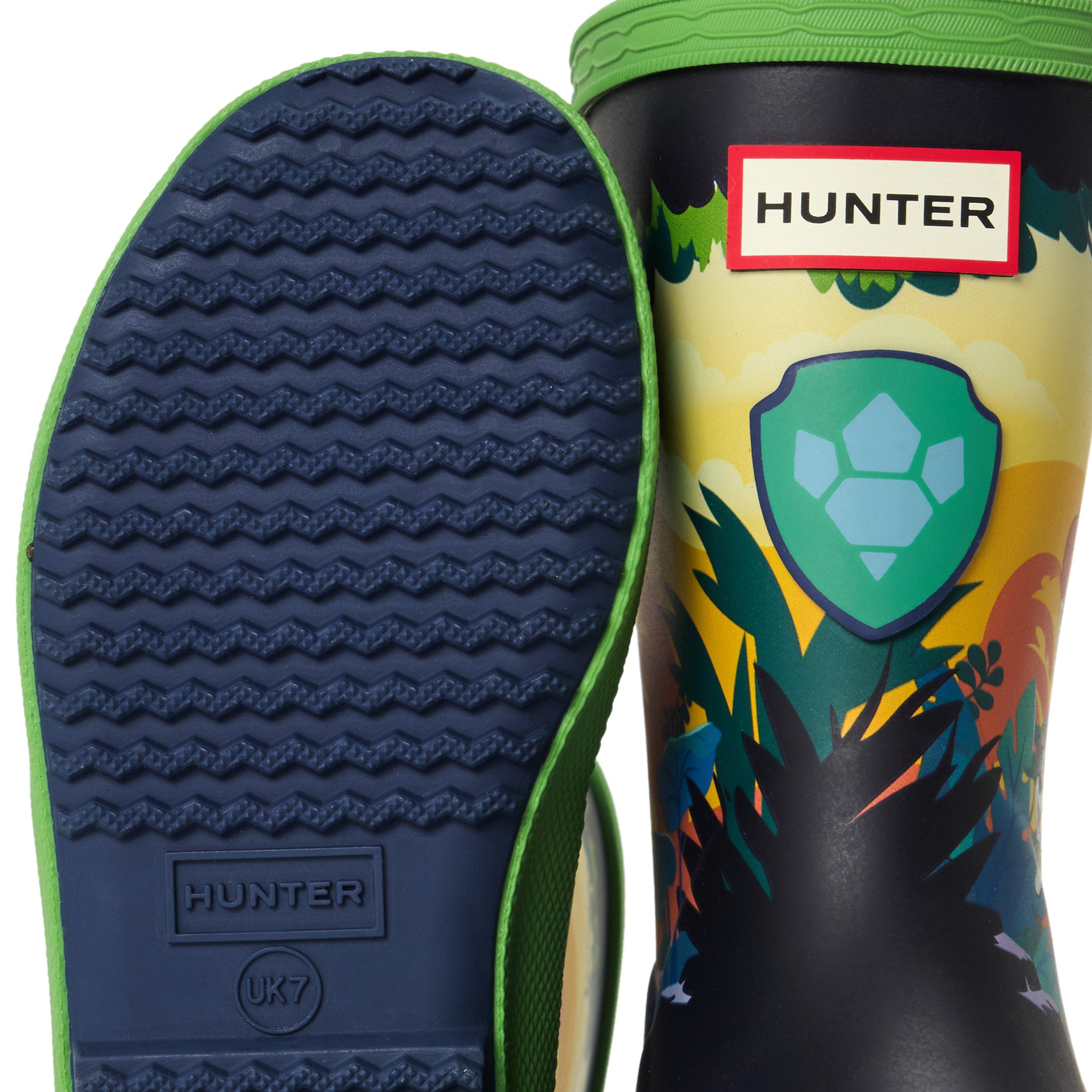 CUTTLE BLUE/SEA - Hunter - Kids' Chase PAW Patrol Waterproof Wellingtons - 3
