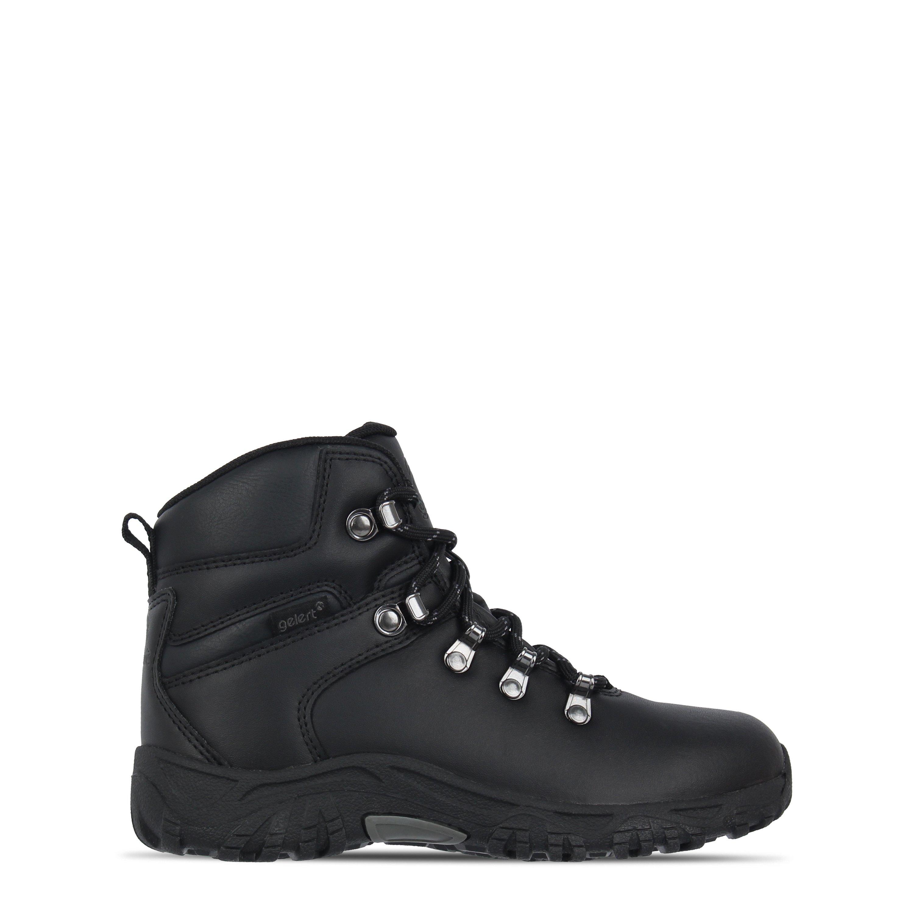 Gelert Boys Leather Waterproof Walking Boots Childrens - Black - C13 (31.5)