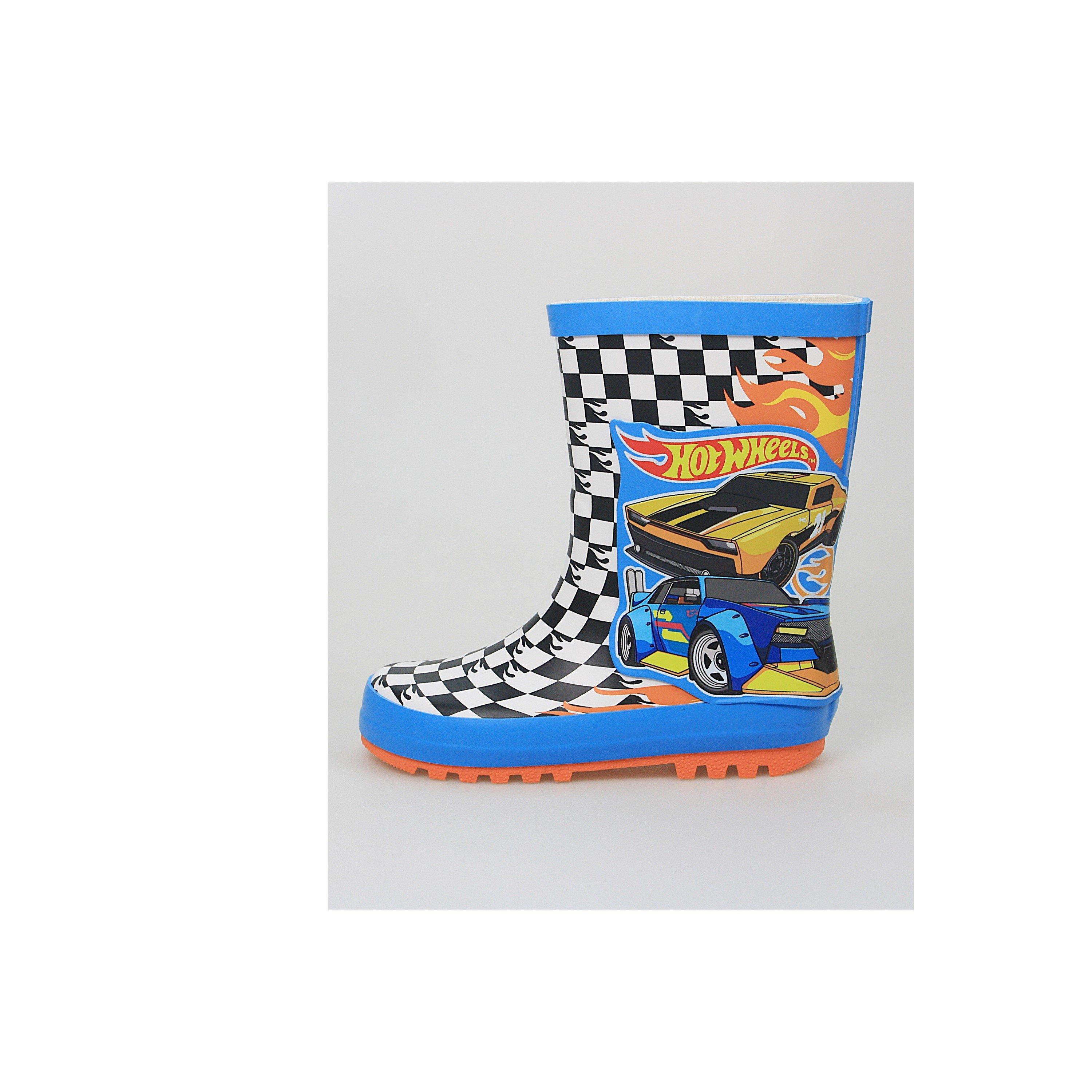 Blue - Hot Wheels - Wellingtons Childrens - 2