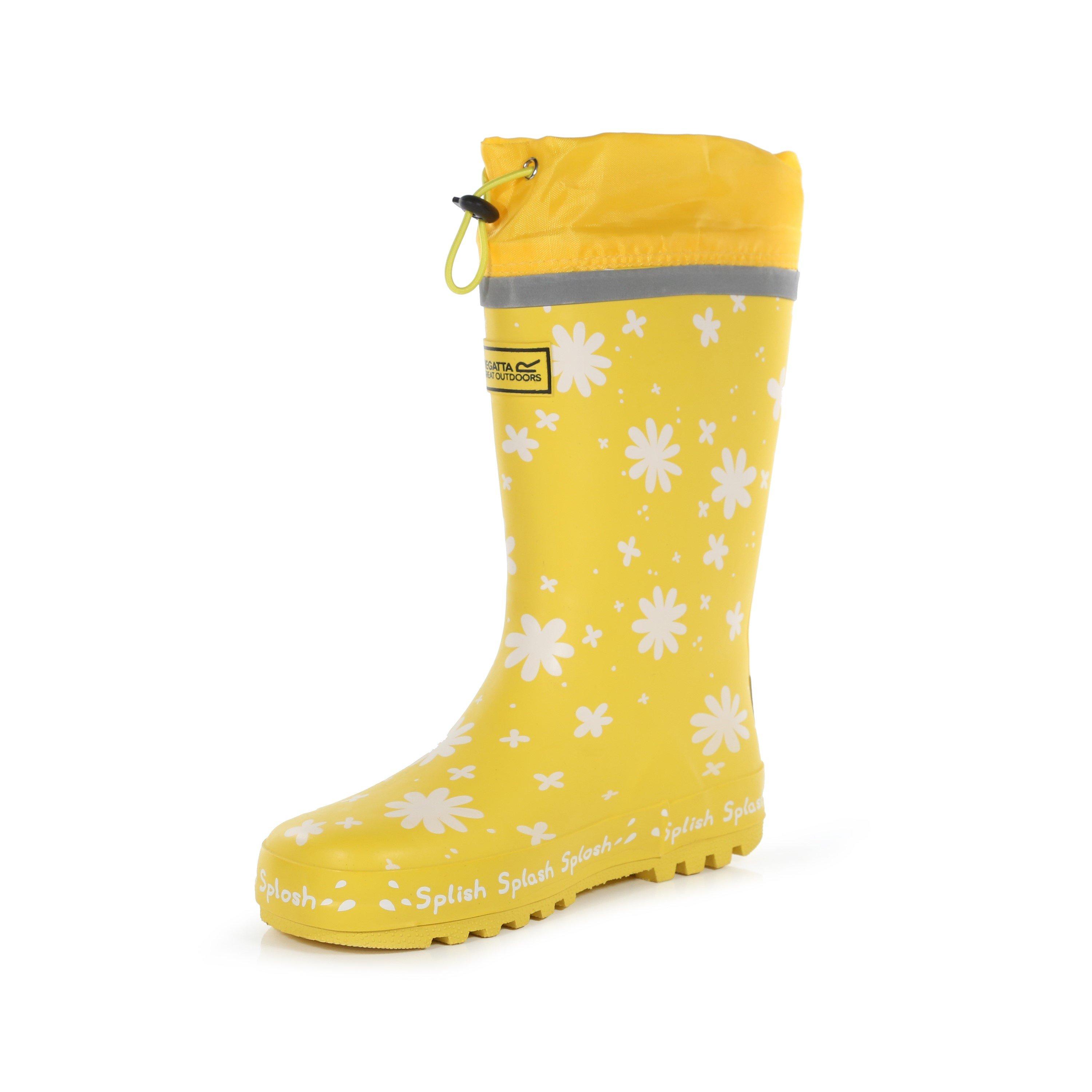 MaizeYlwDasy - Regatta - Unisex Kids' Splash Wellies - 2