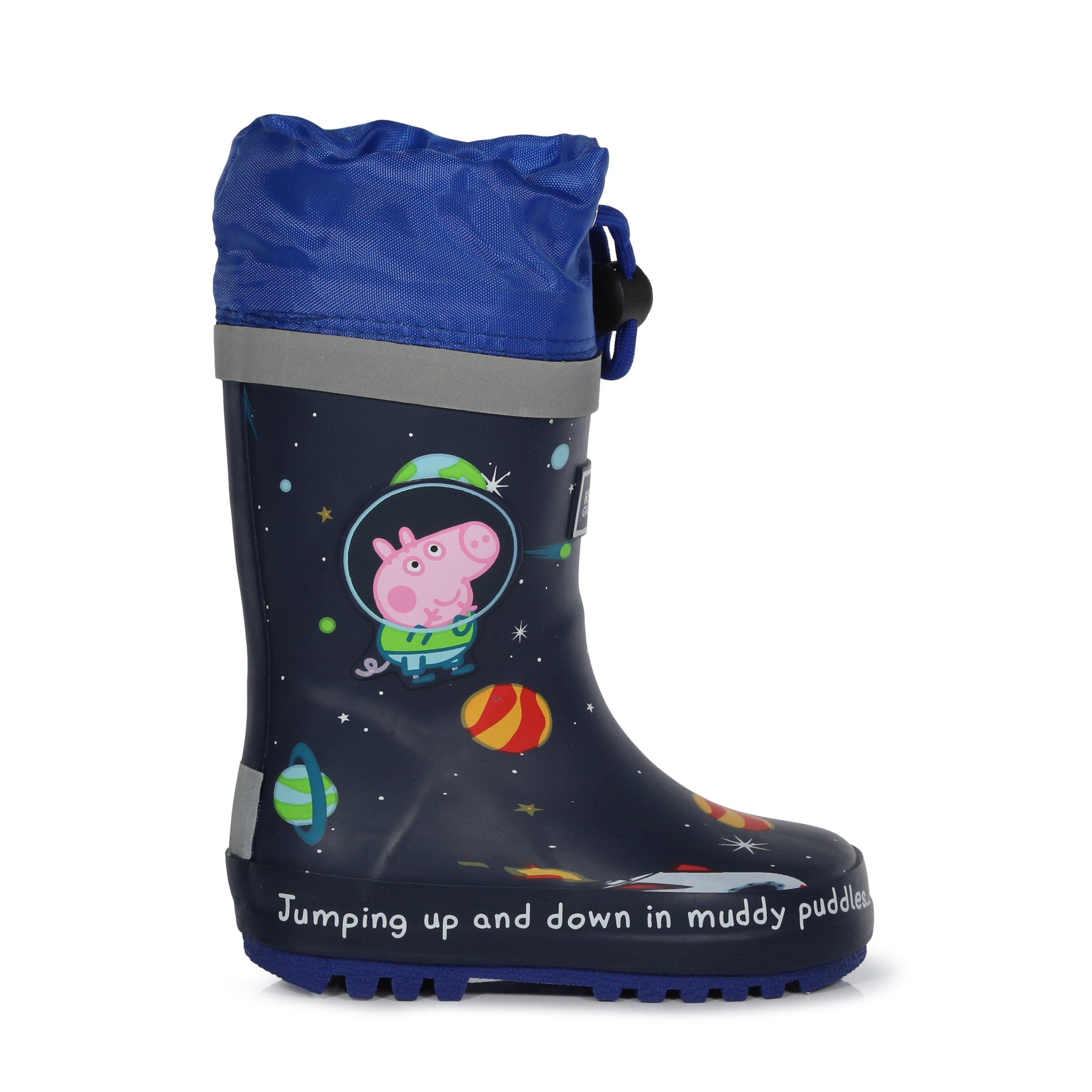 Regatta  Kids ' Splash Wellies - Navy Space - C11 (29)