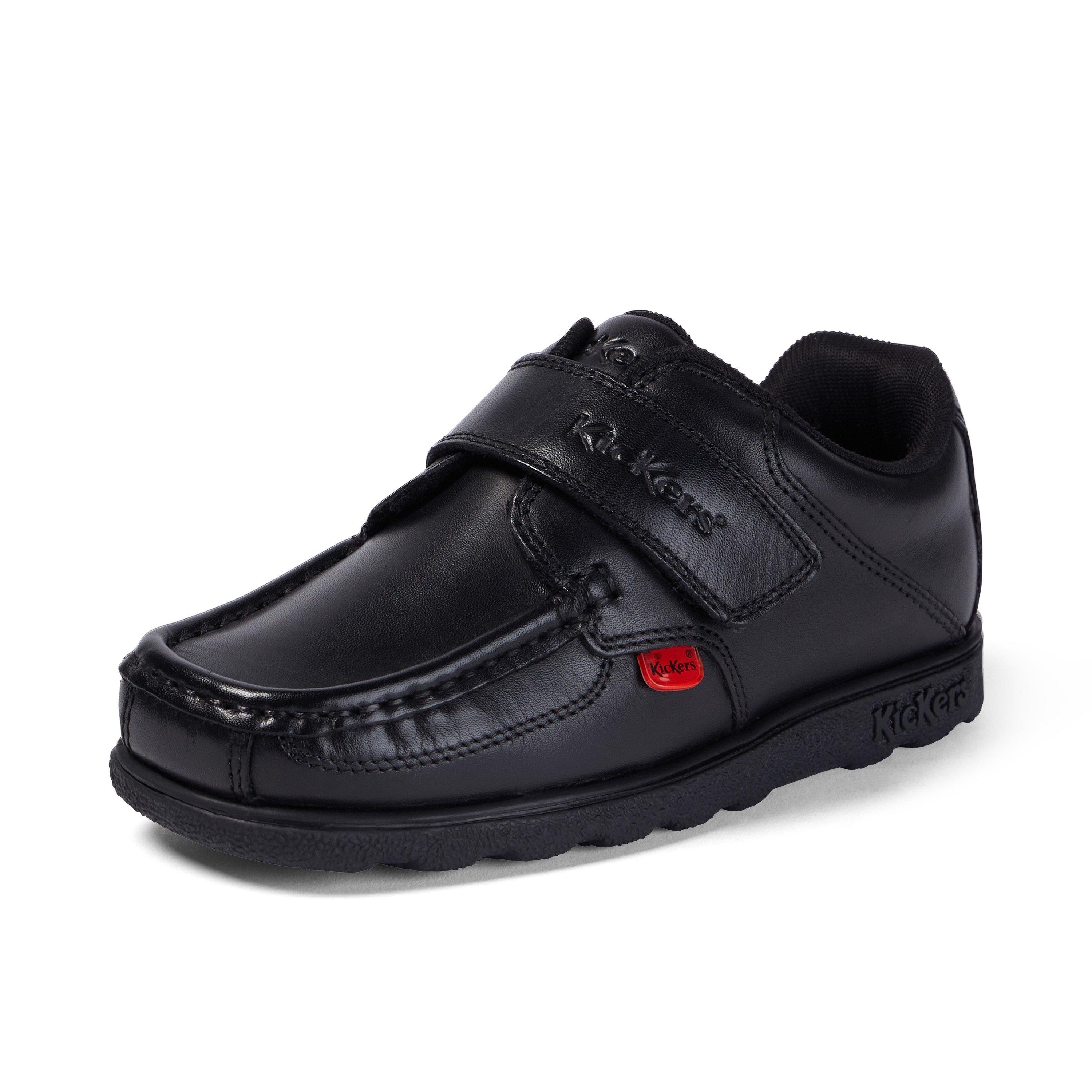 Black - Kickers - Fragma Strap Childrens Shoes - 7