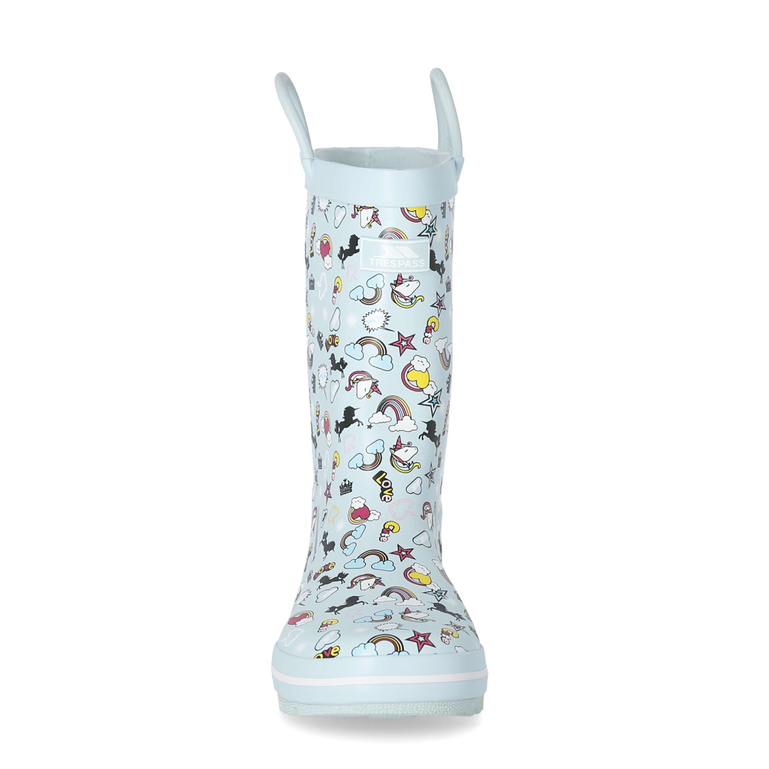 Unicorn Mint - Trespass - Kids' Starryton Wellington - 2