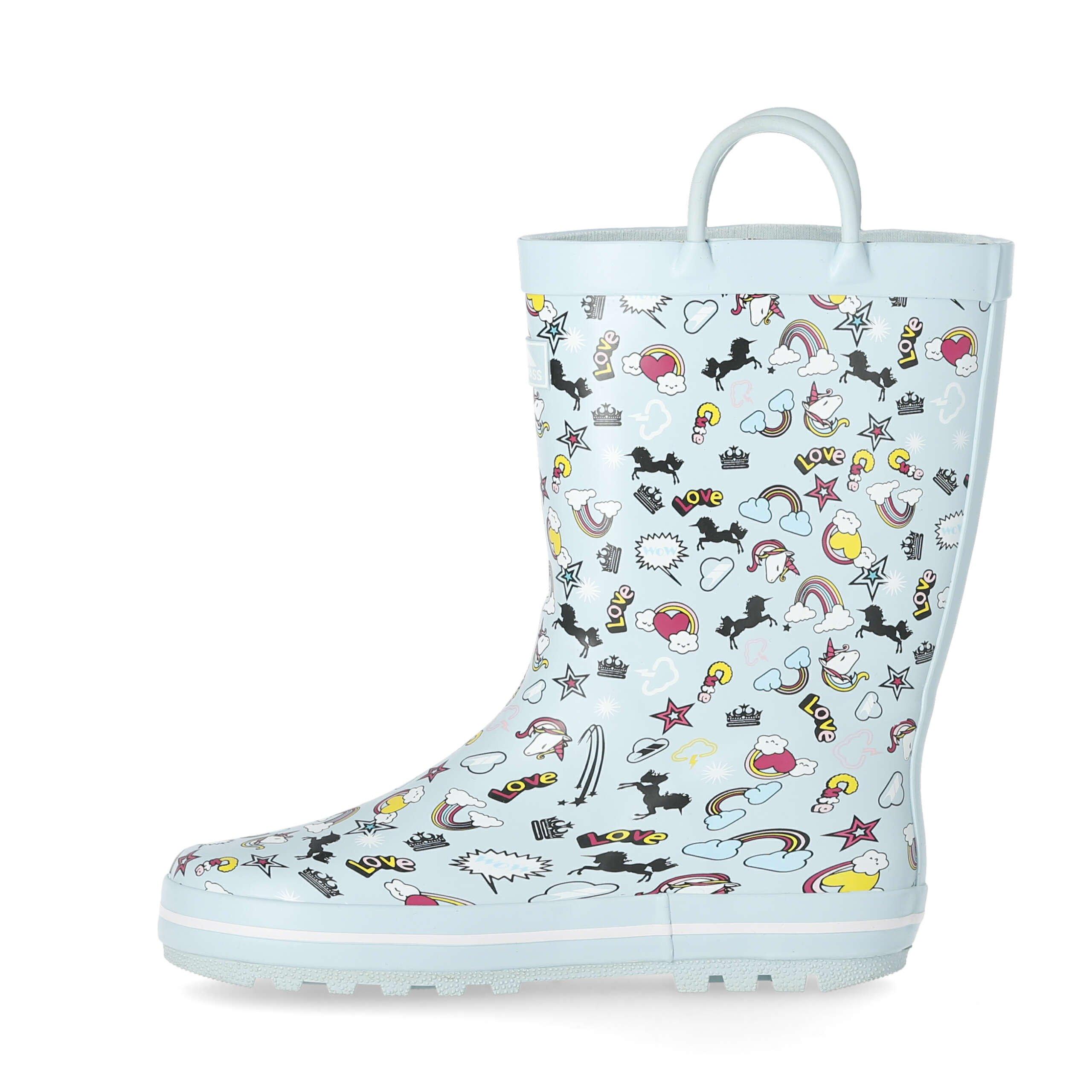 Unicorn Mint - Trespass - Kids' Starryton Wellington - 3