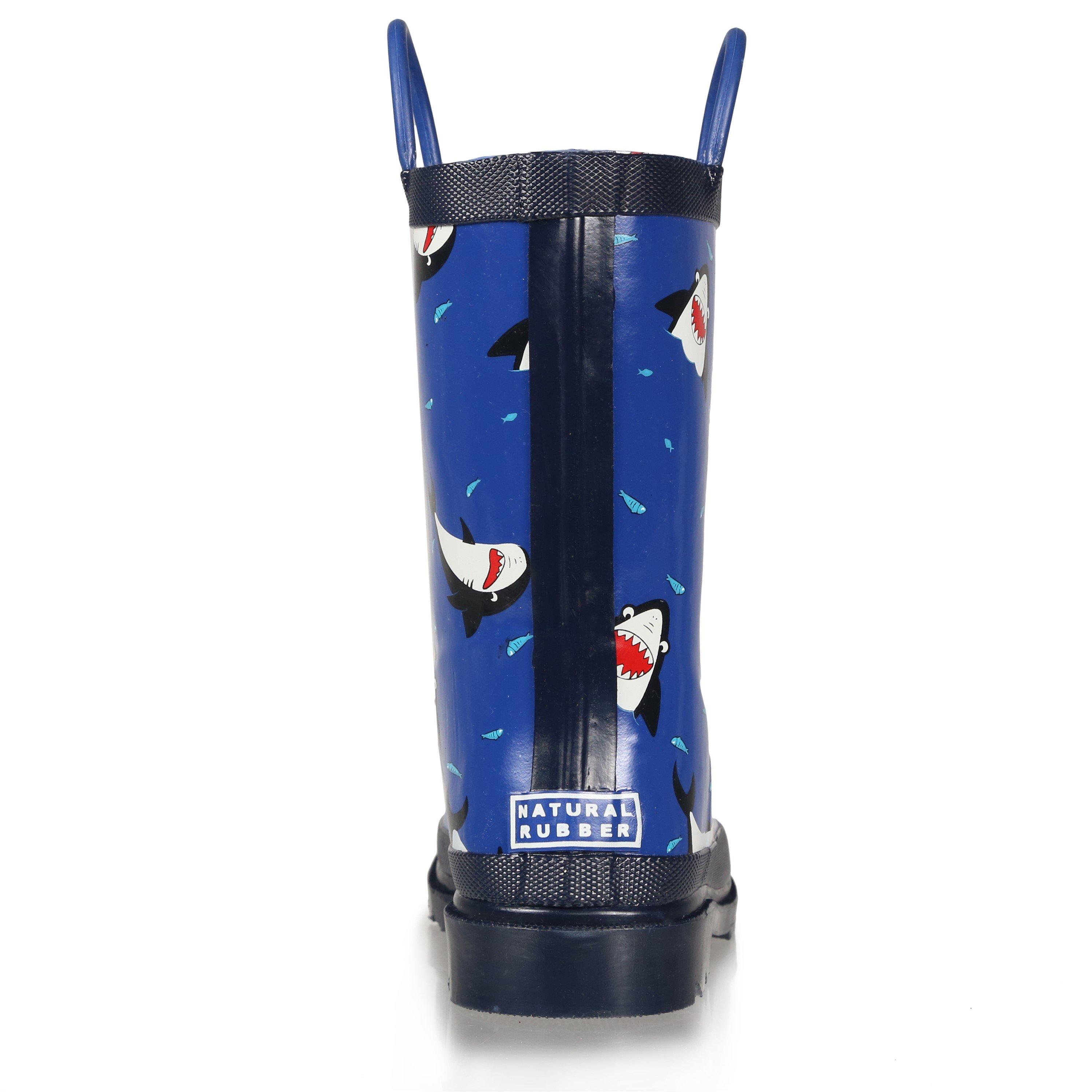 Shark/Nautic - Regatta - Minnow Junior Cotton Lined Wellington Welly Unisex Kids - 3